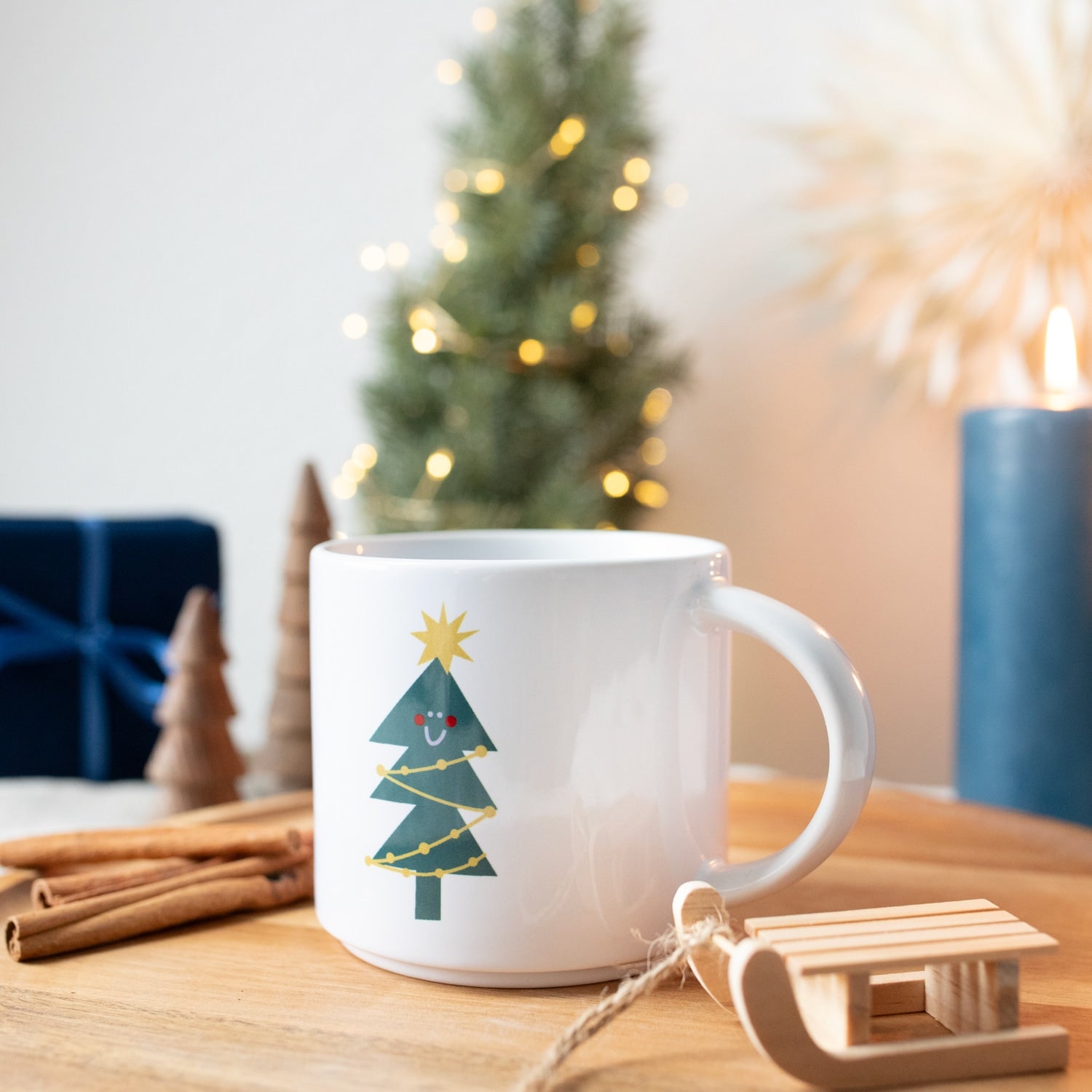 Jumbo-Tasse "Tannenbaum"