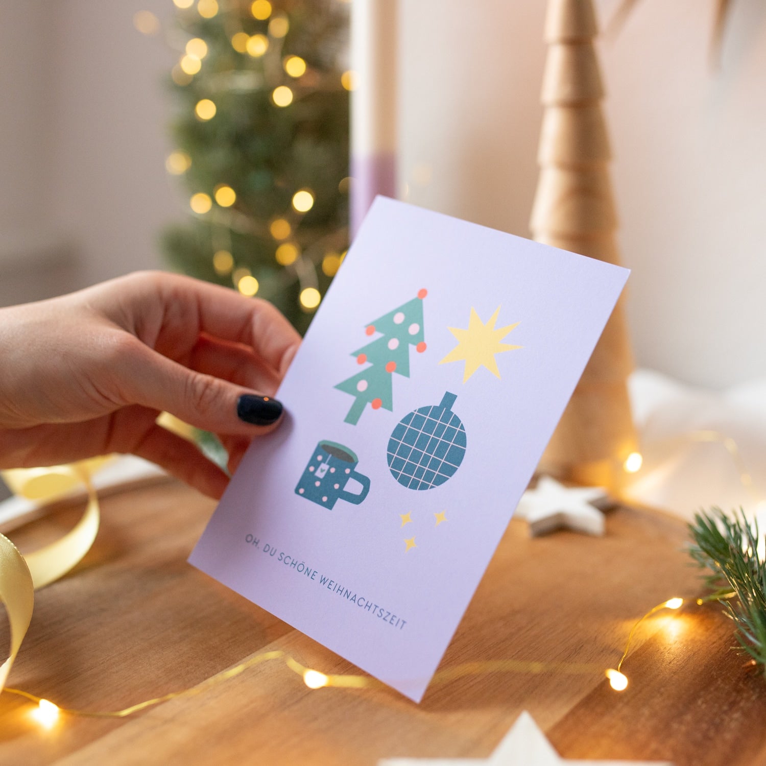 Postkarte „Oh du schöne"