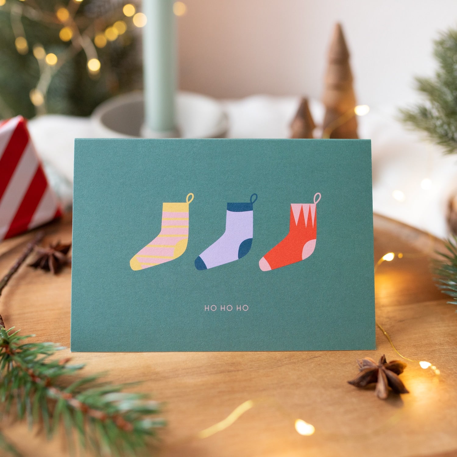 Klappkarte „Ho Ho Ho"