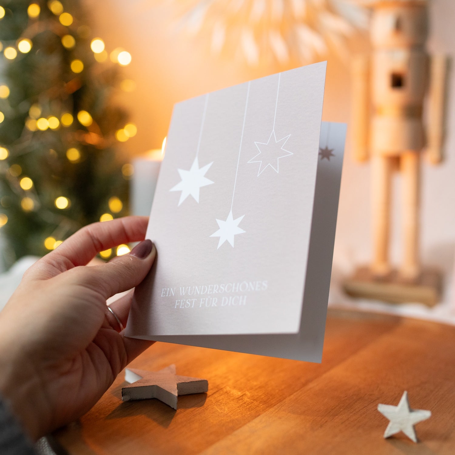 Klappkarte „Wunderschönes Fest"