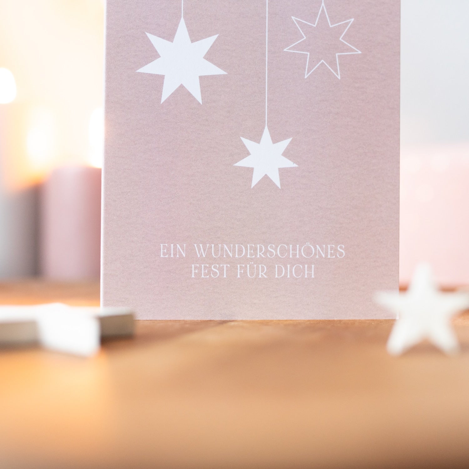 Klappkarte „Wunderschönes Fest"