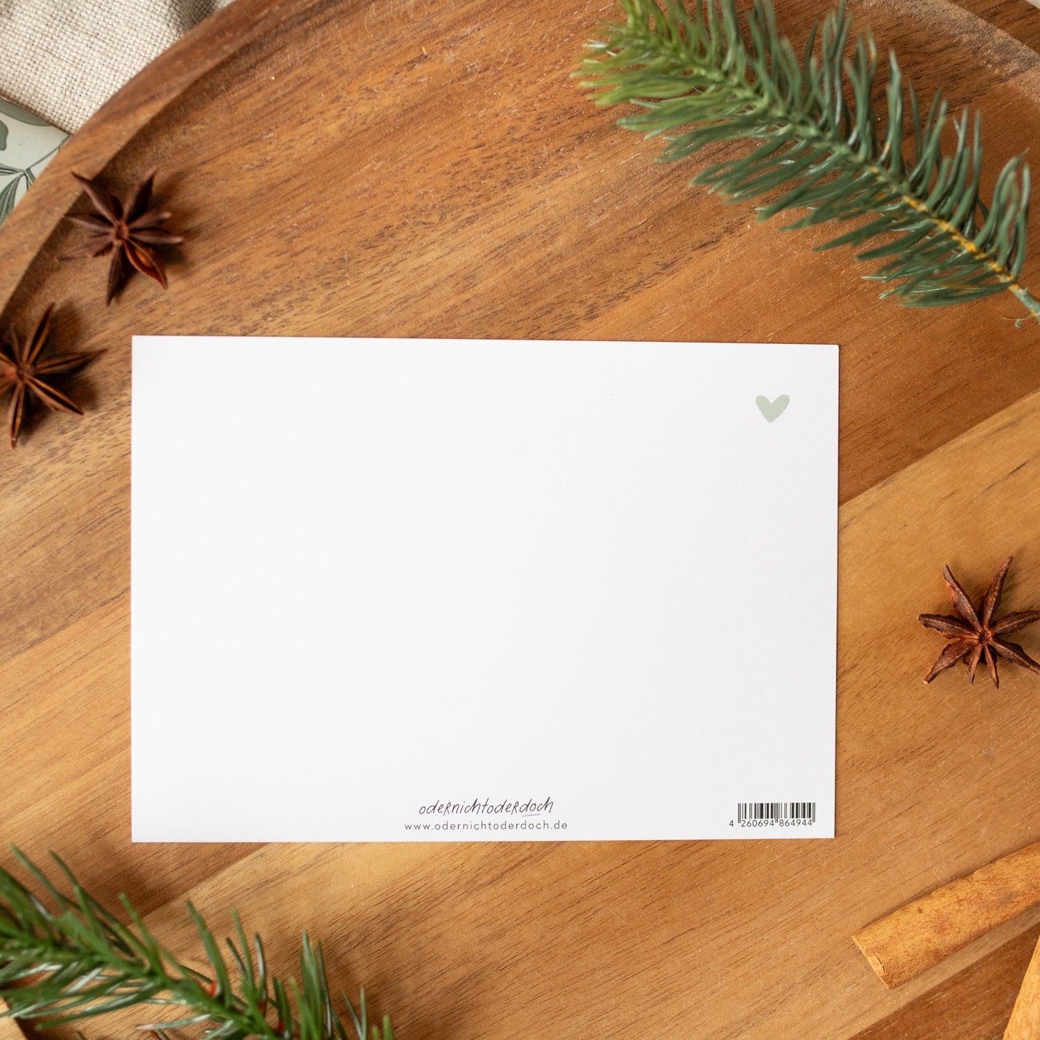 Postkarte „Schöne Feiertage"