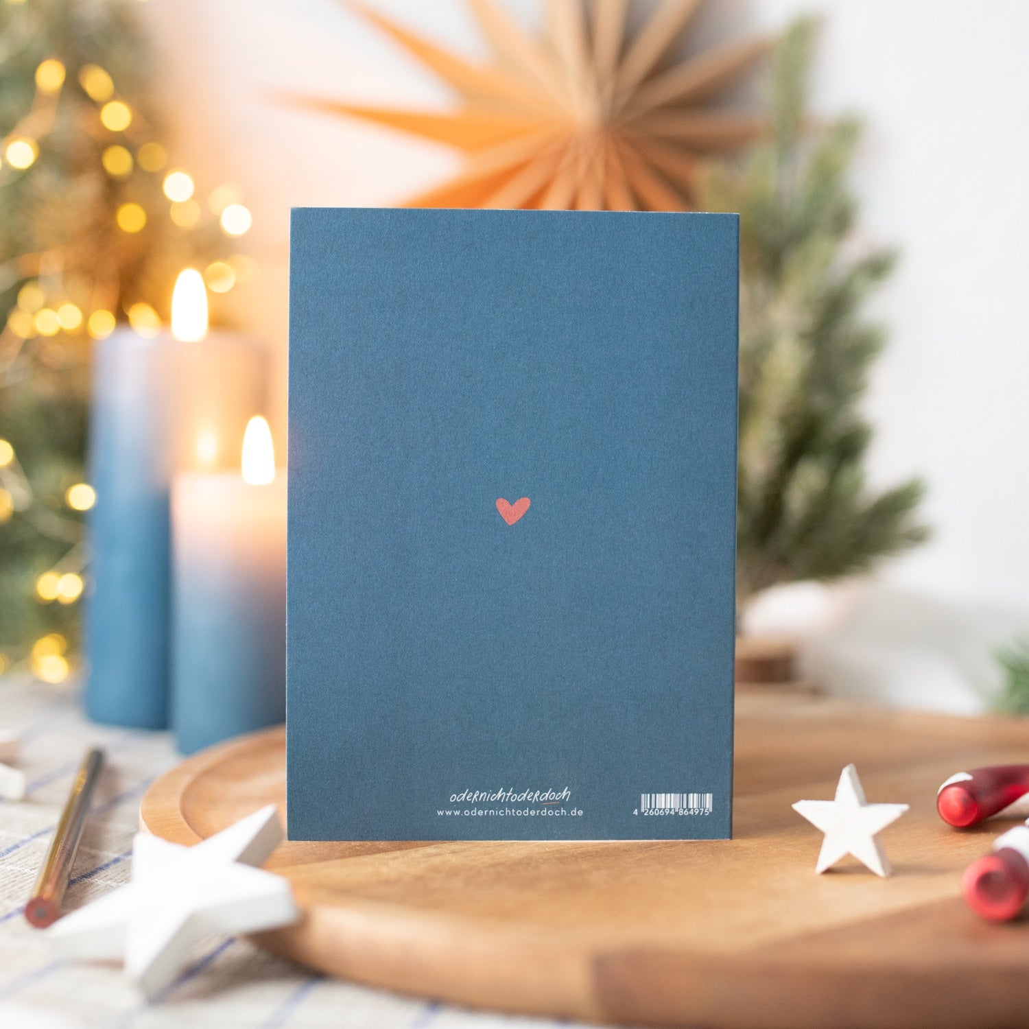 Klappkarte „Frohe Weihnachten"