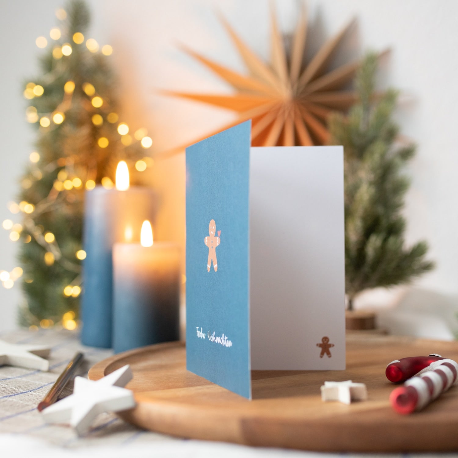 Klappkarte „Frohe Weihnachten"