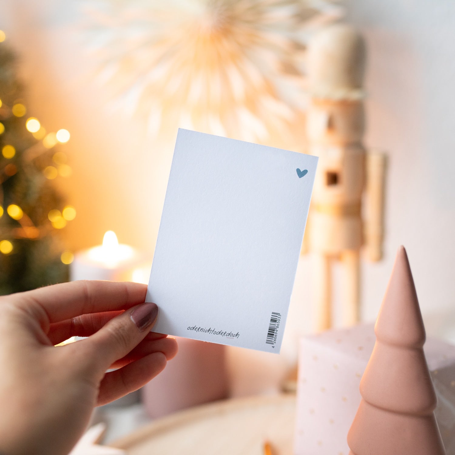 Karte A7 „Leave a little"