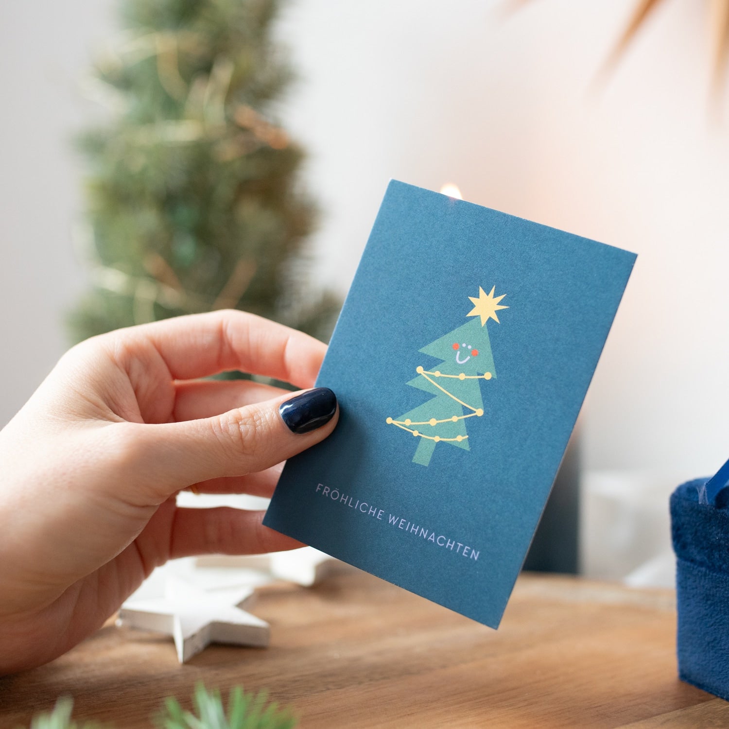 Karte A7 „Fröhliche Weihnachten"