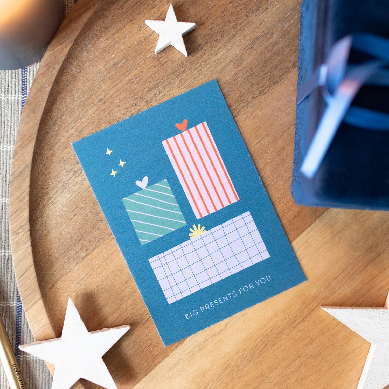 Karte A7 „Big presents"