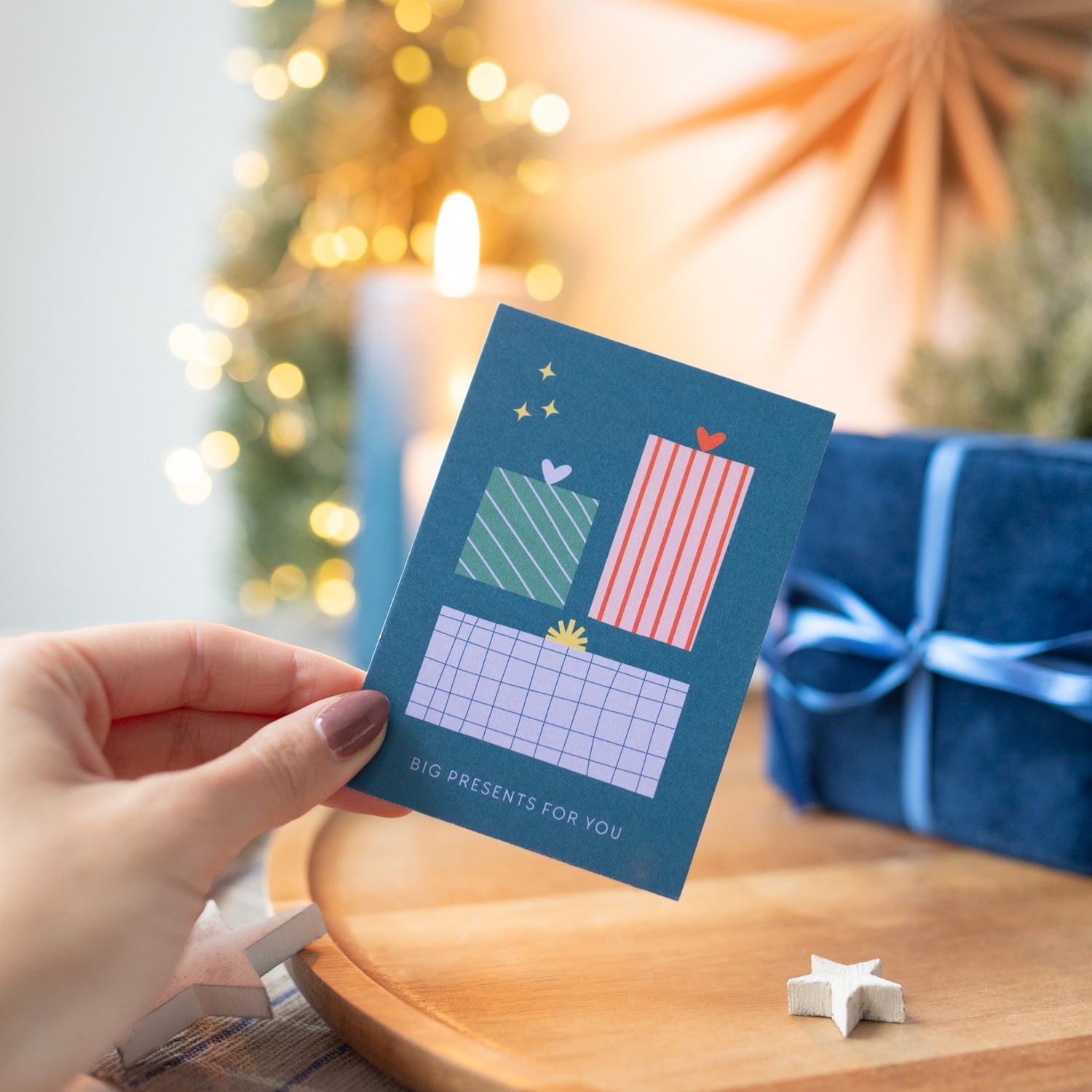 Karte A7 „Big presents"