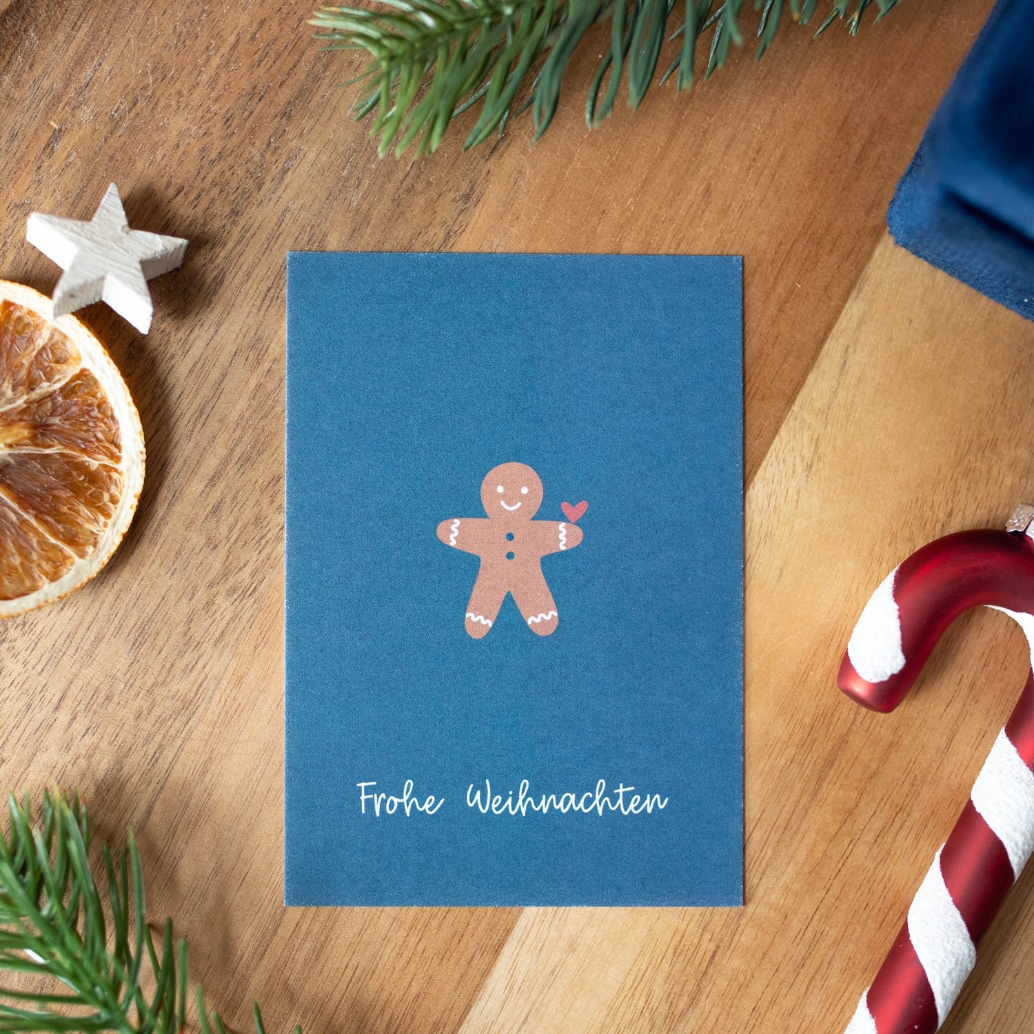 Karte A7 „Frohe Weihnachten"