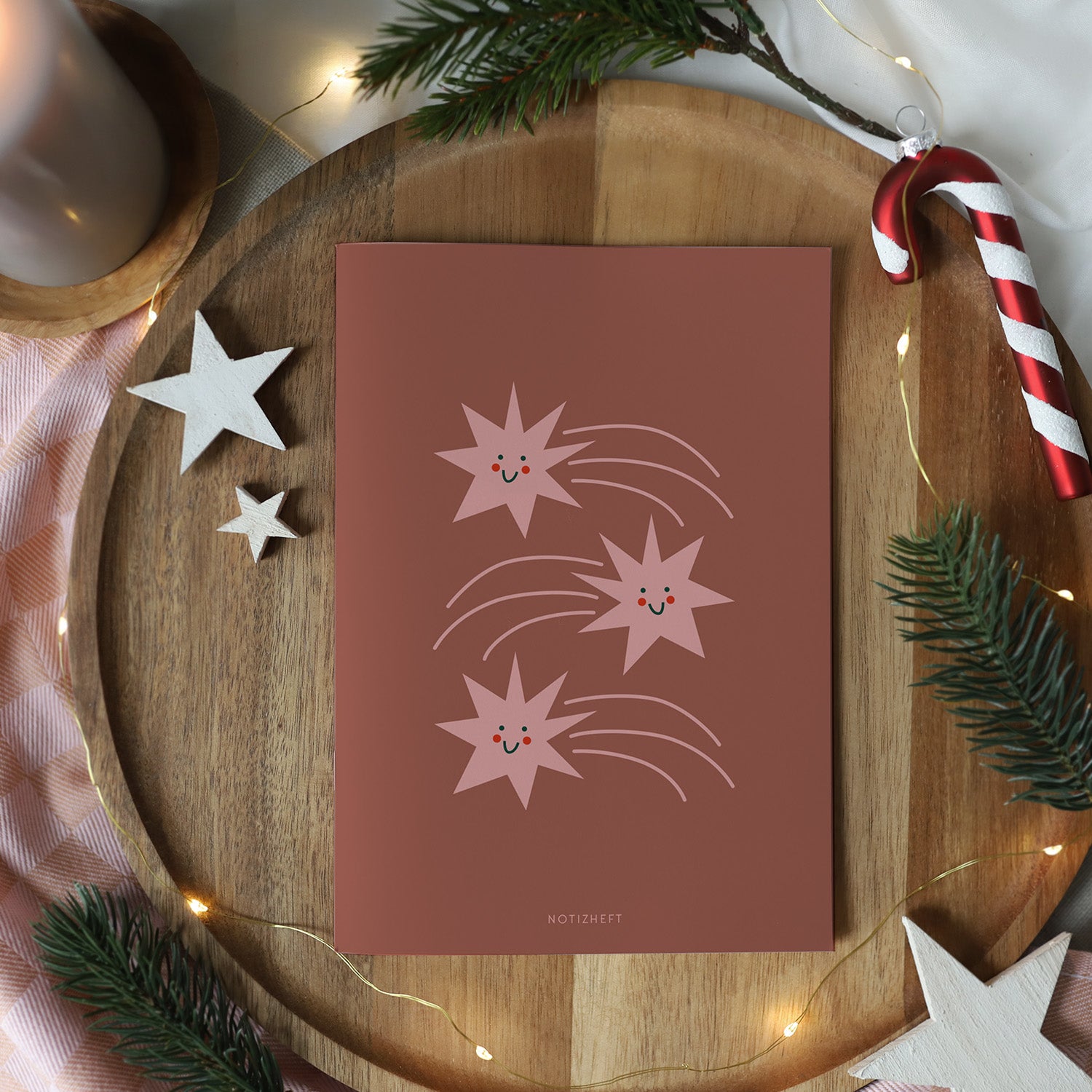 Notizheft A5 "Sternschnuppen", kariert