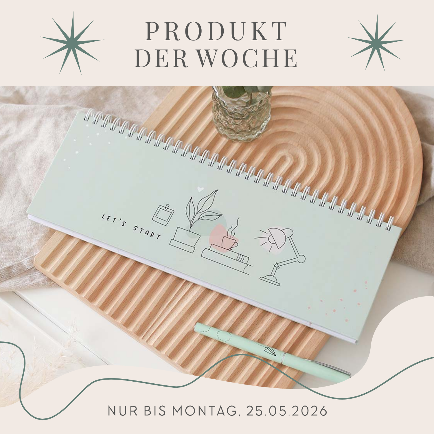 Tischkalender „Let’s start"