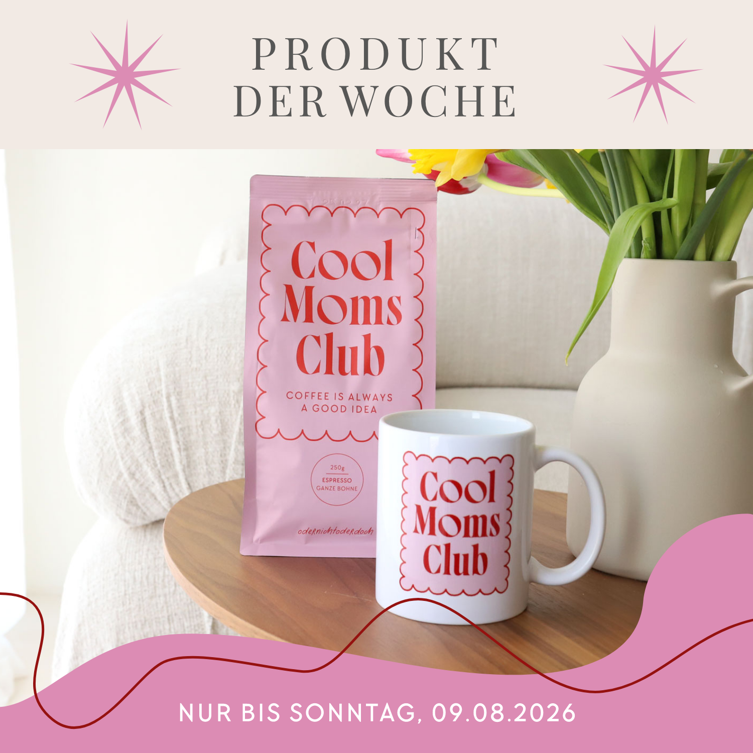Bundle Tasse & Kaffee “Cool Moms Club“