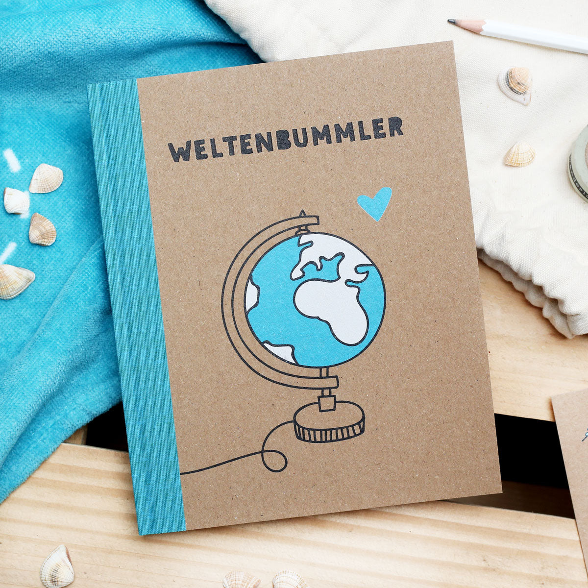 Notizbuch „Weltenbummler"