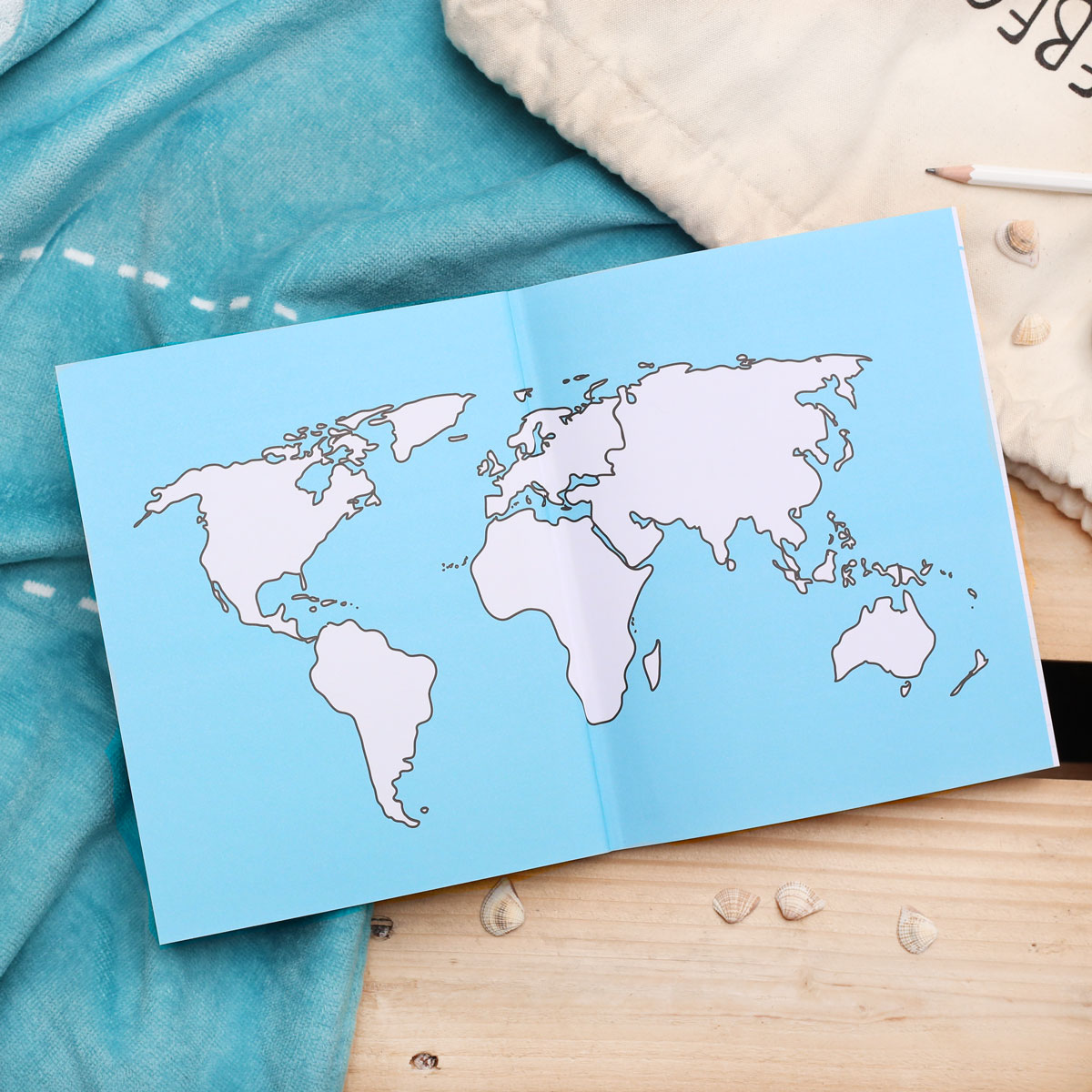 Notizbuch „Weltenbummler"