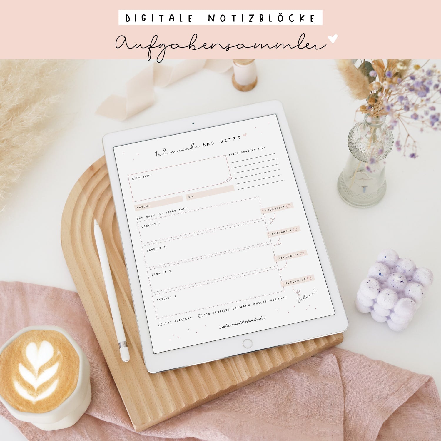 Digitale Notizblöcke „Aufgabensammler"