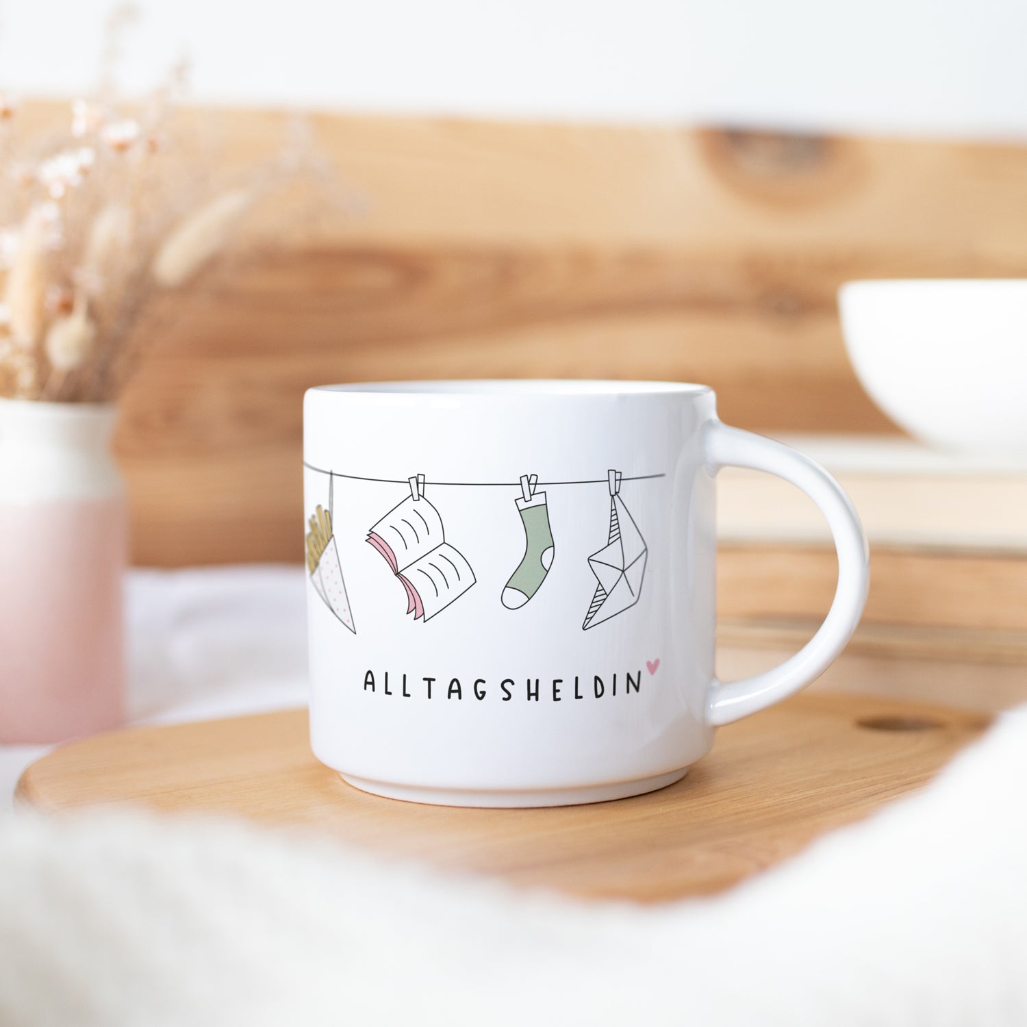 Jumbo-Tasse „Alltagsheldin“