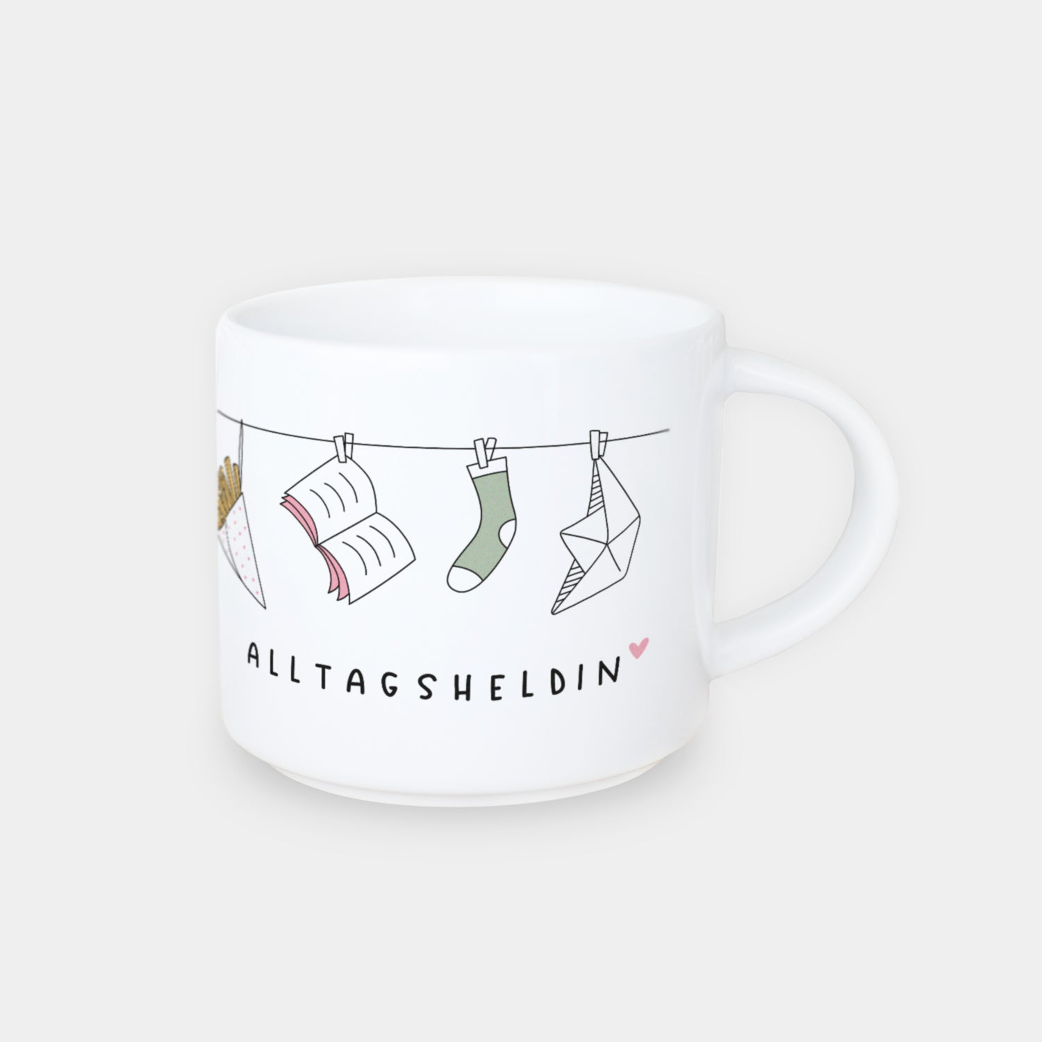 Jumbo-Tasse „Alltagsheldin“
