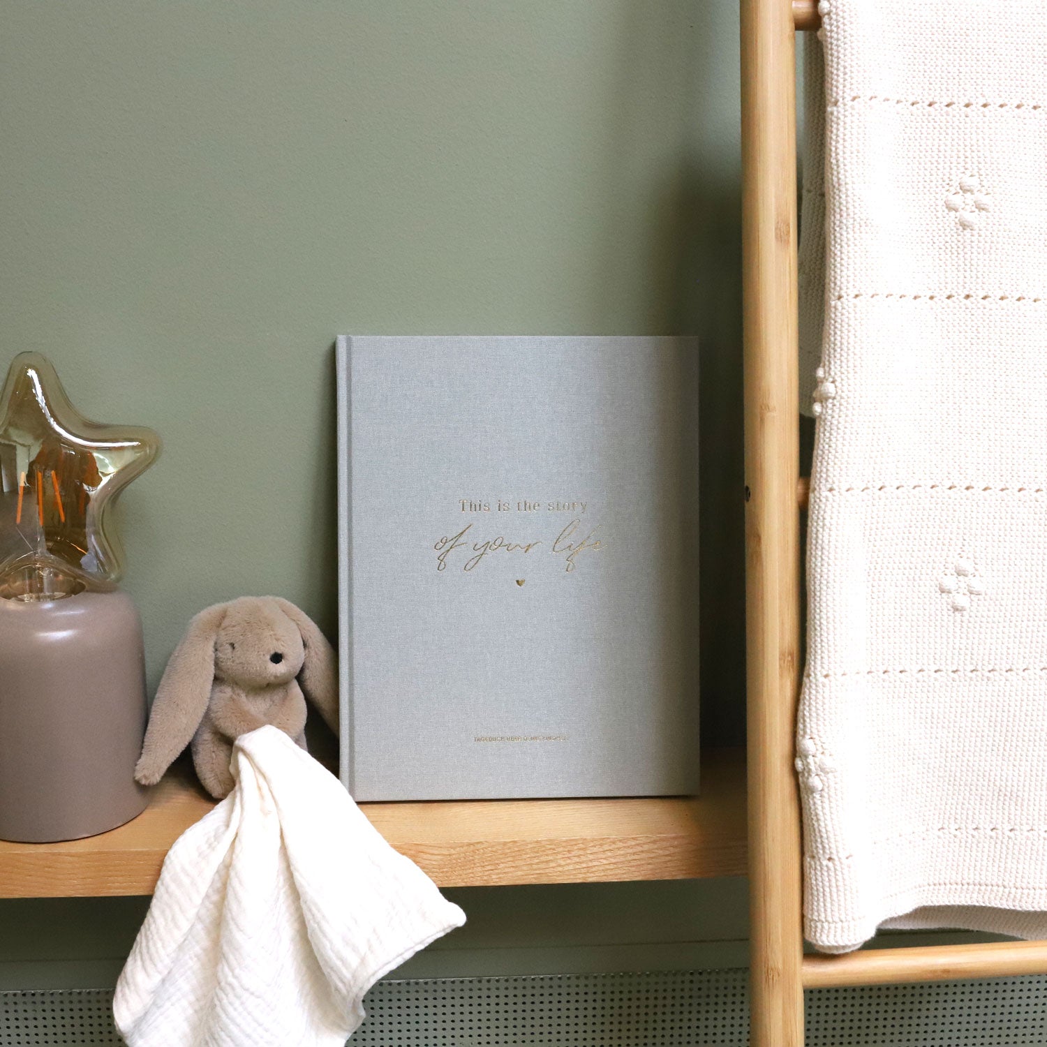 Tagebuch „Deine Kindheit", quarzgrau