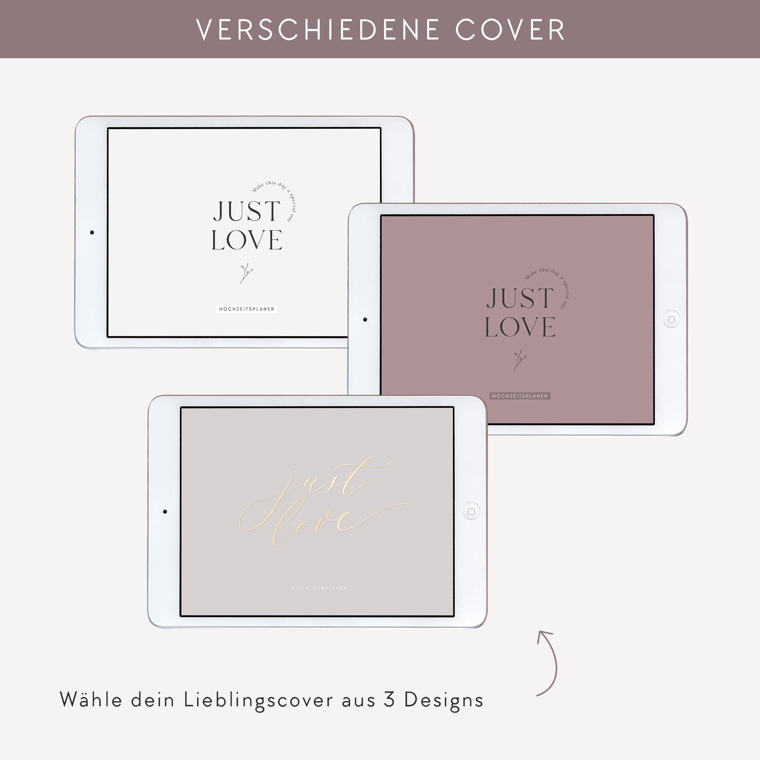 digtaler Hochzeitsplaner „Just Love“