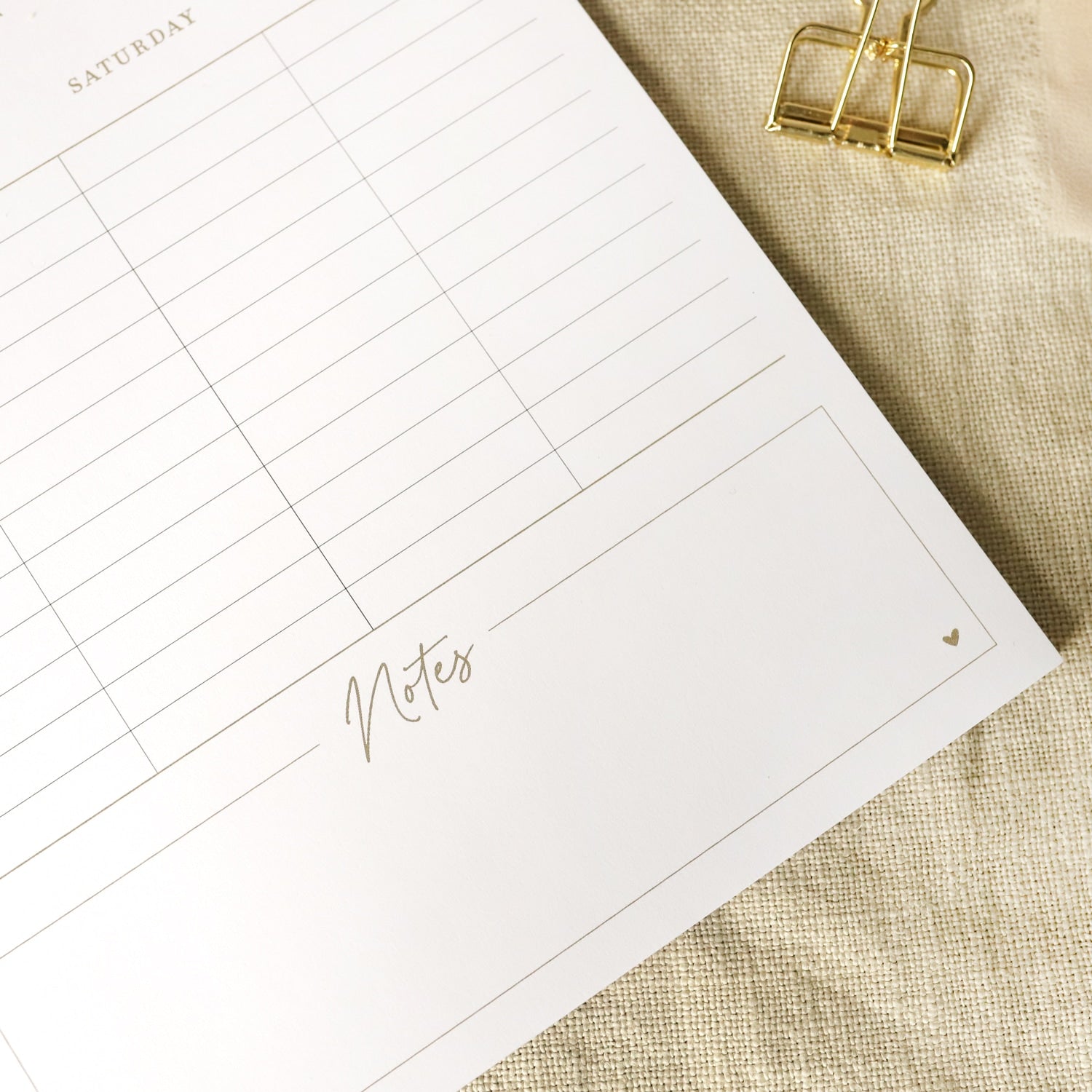Notizblock A4 „New week, new goals“