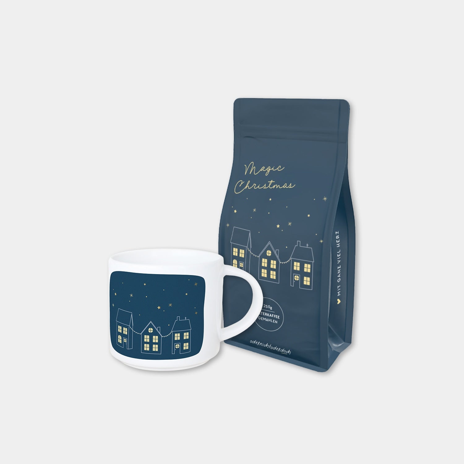 Bundle Tasse & Kaffee „Magical Christmas“ Gemahlen, 250g