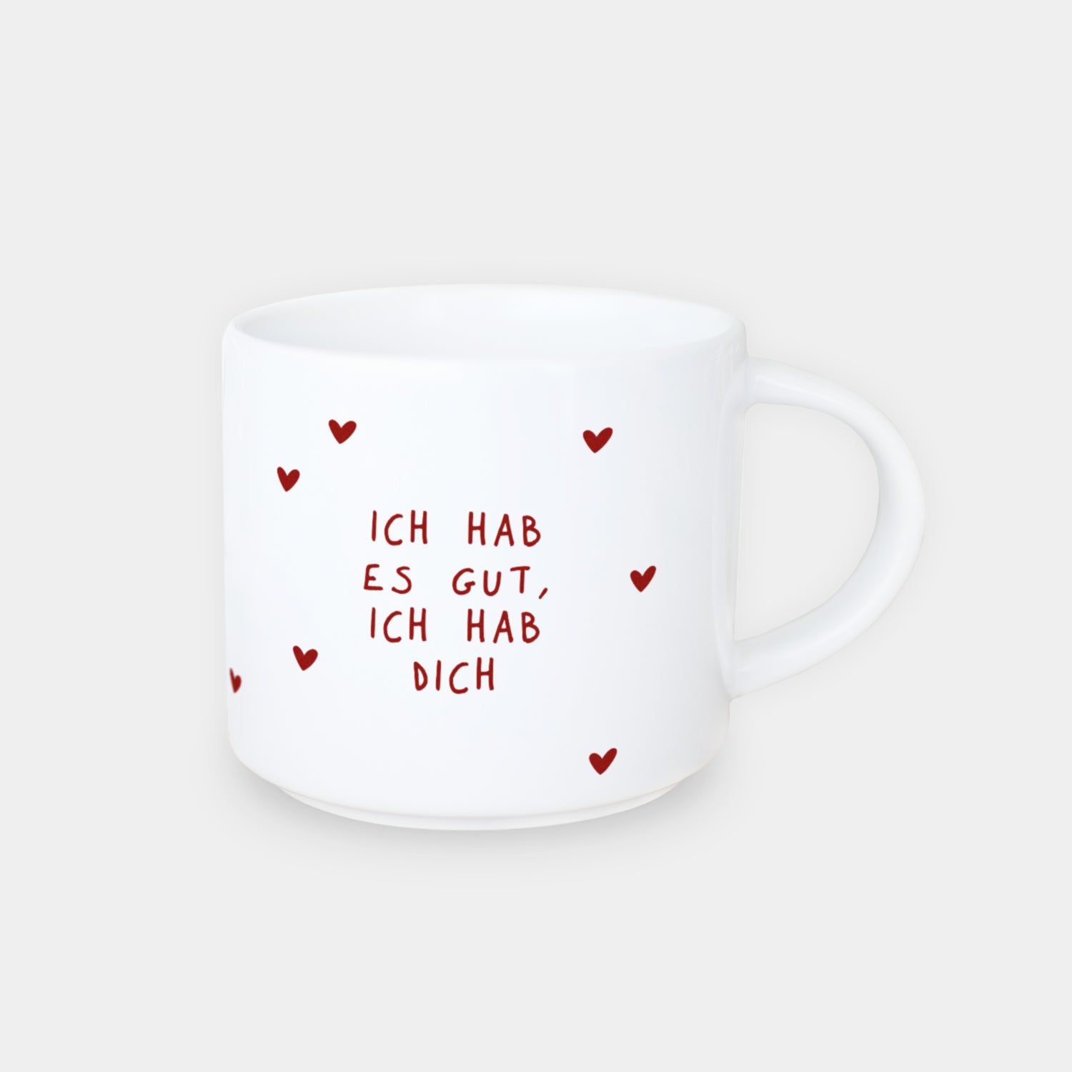 Jumbo-Tasse „Ich hab es gut"
