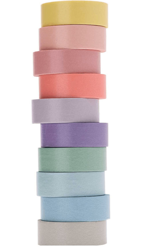 Washi-Tape 10er Set „Pastell"