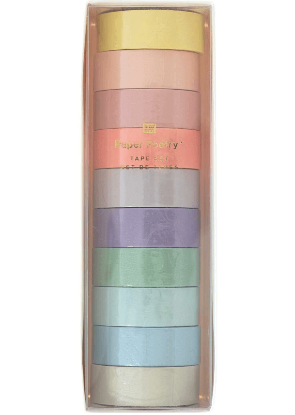 Washi-Tape 10er Set „Pastell"