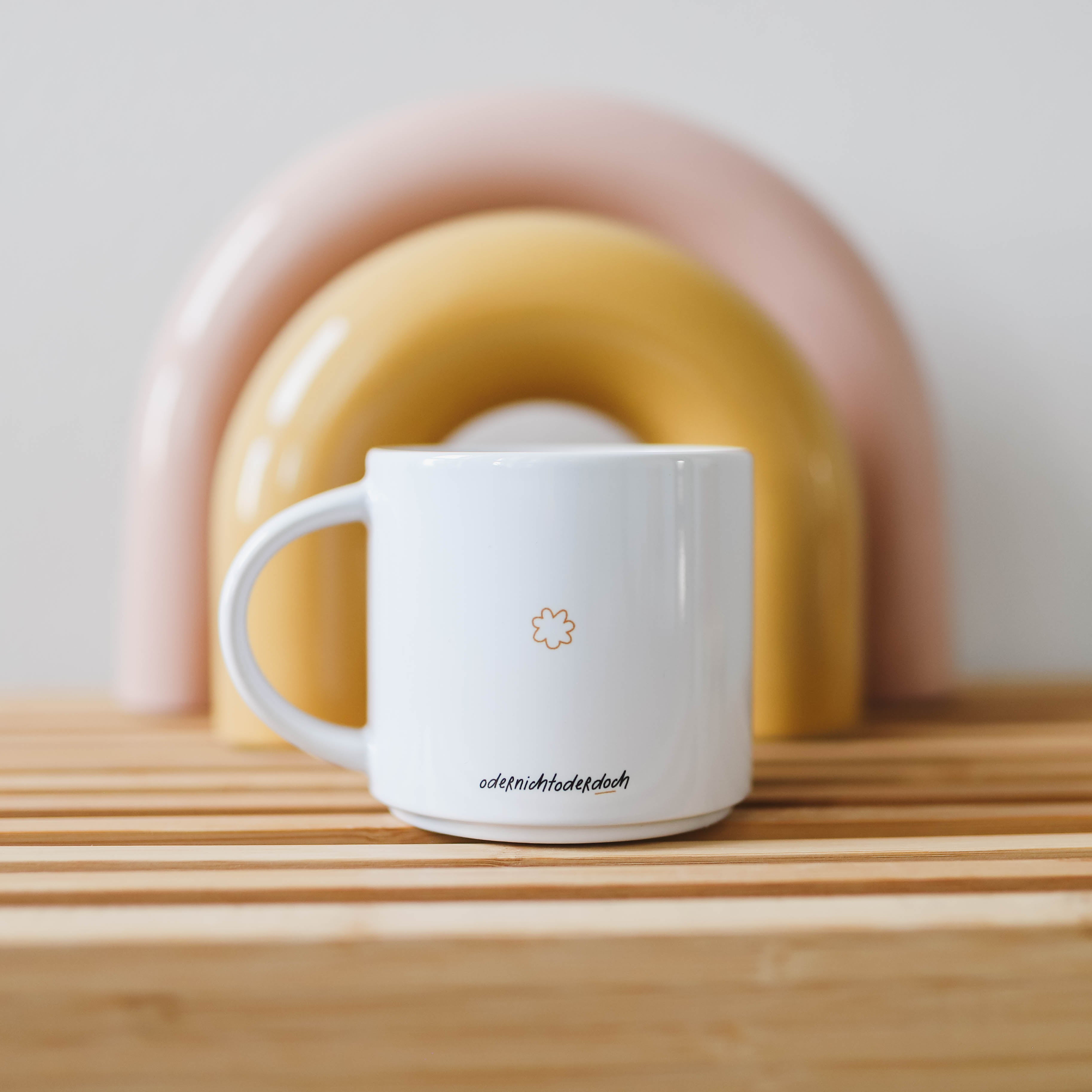 Jumbo-Tasse „Osterhase“, orange