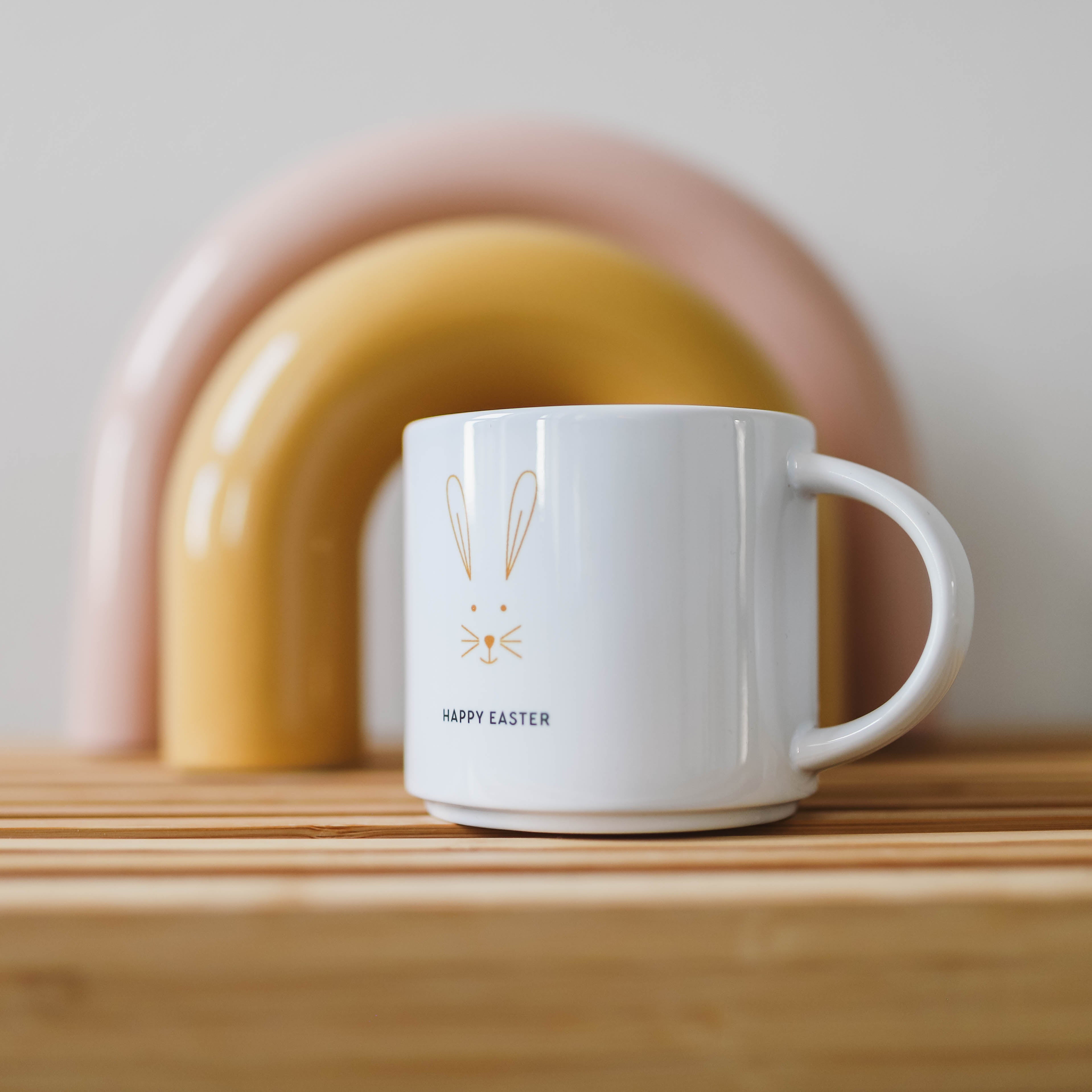 Jumbo-Tasse „Osterhase“, orange