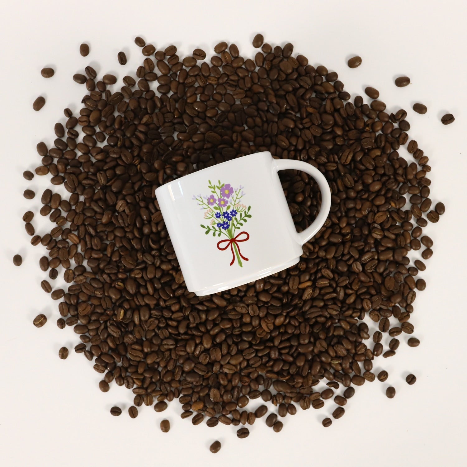 Jumbo-Tasse „Blumen“