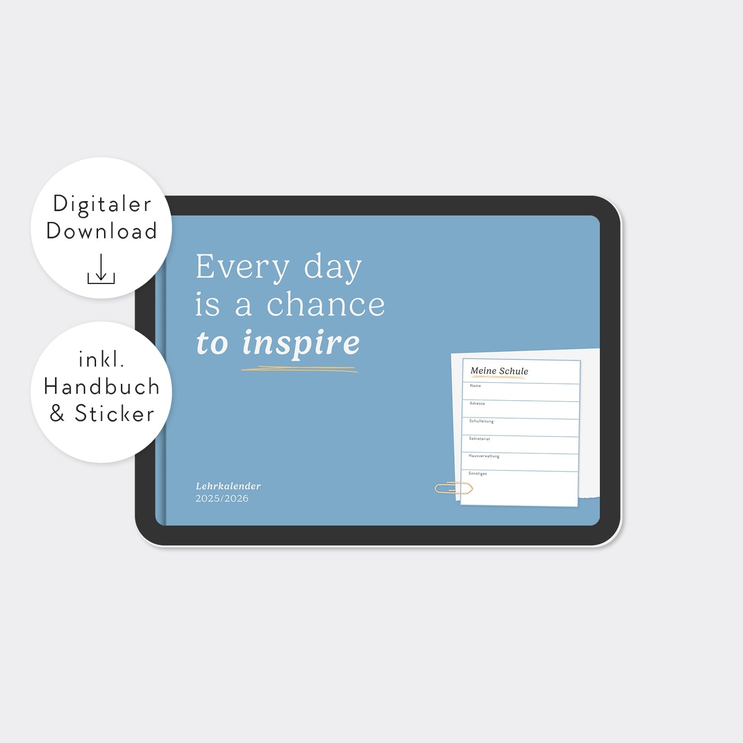 Digitaler Lehrerkalender 2025/2026