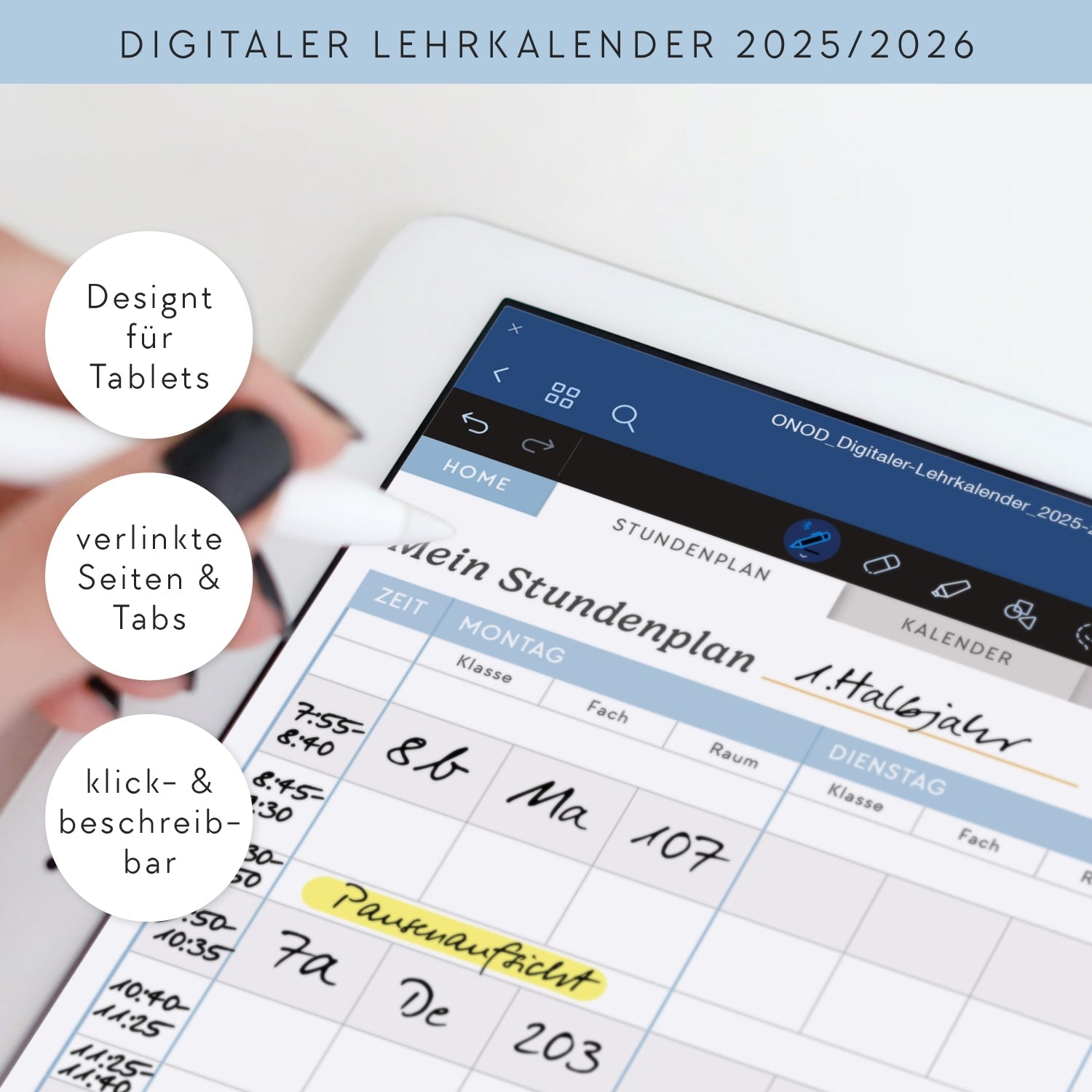 Digitaler Lehrerkalender 2025/2026