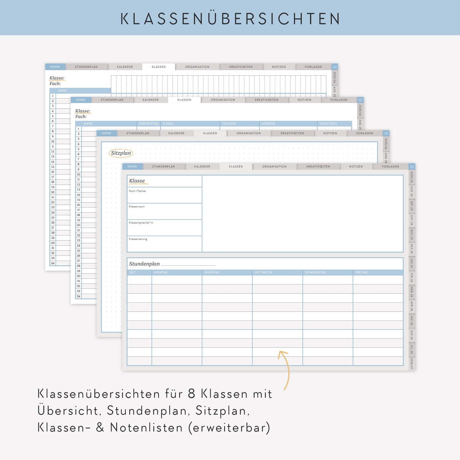 Digitaler Lehrerkalender 2025/2026