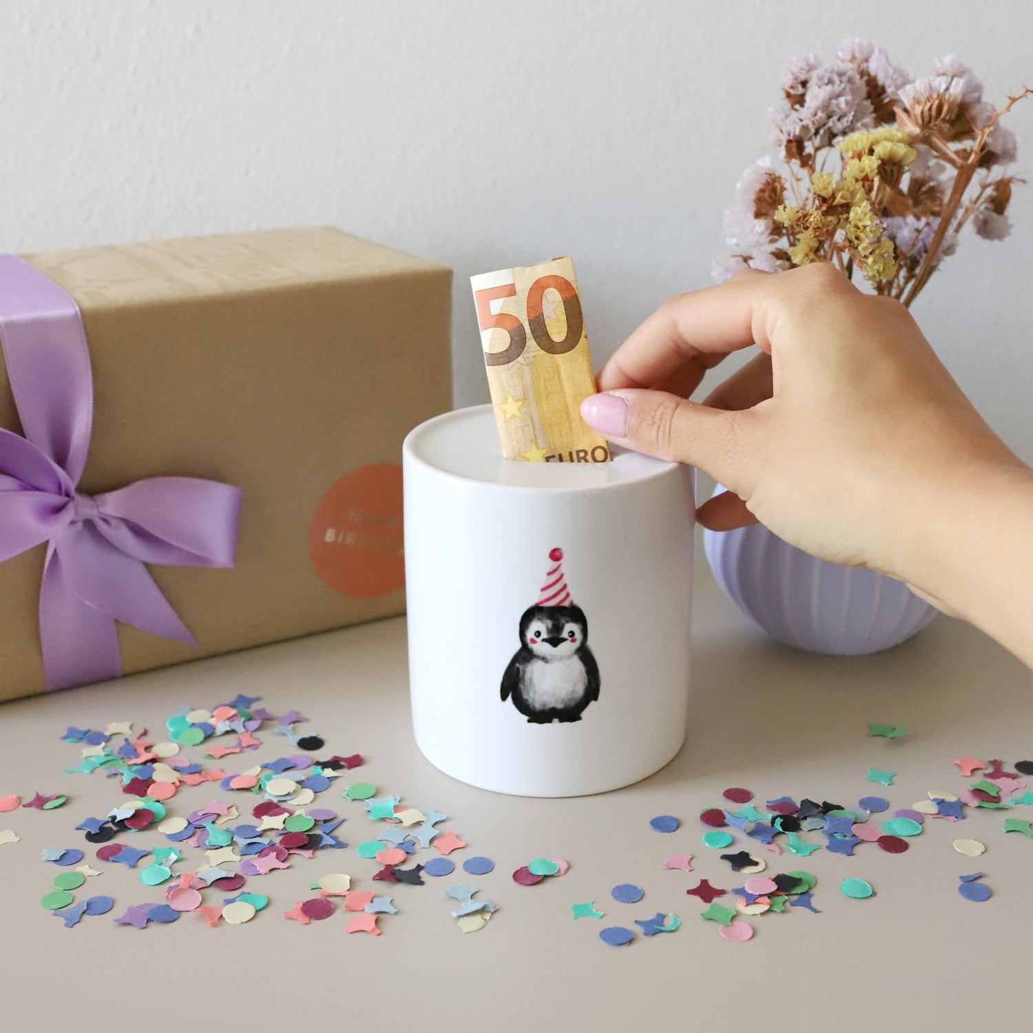 Spardose „Pinguin"