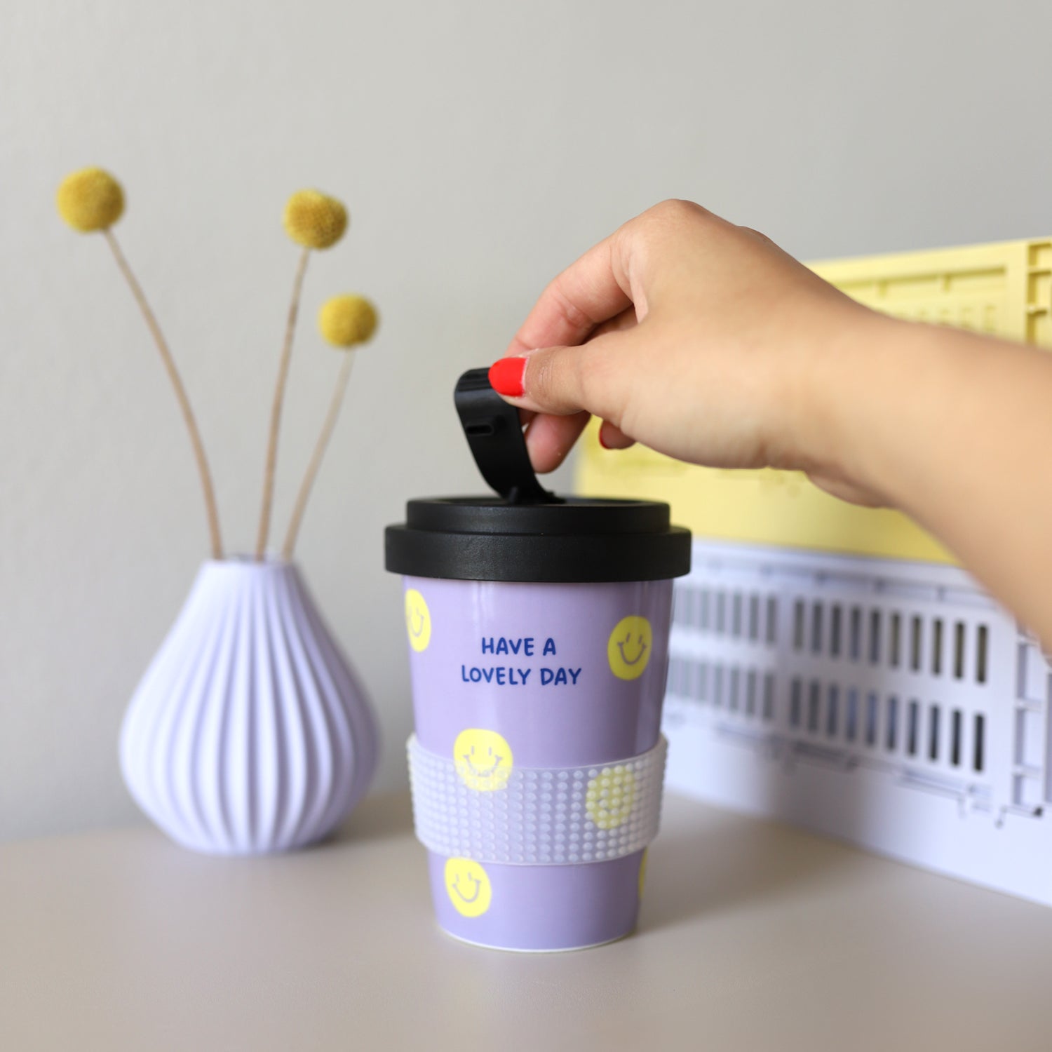 Coffee-to-go-Becher „Lovely day“