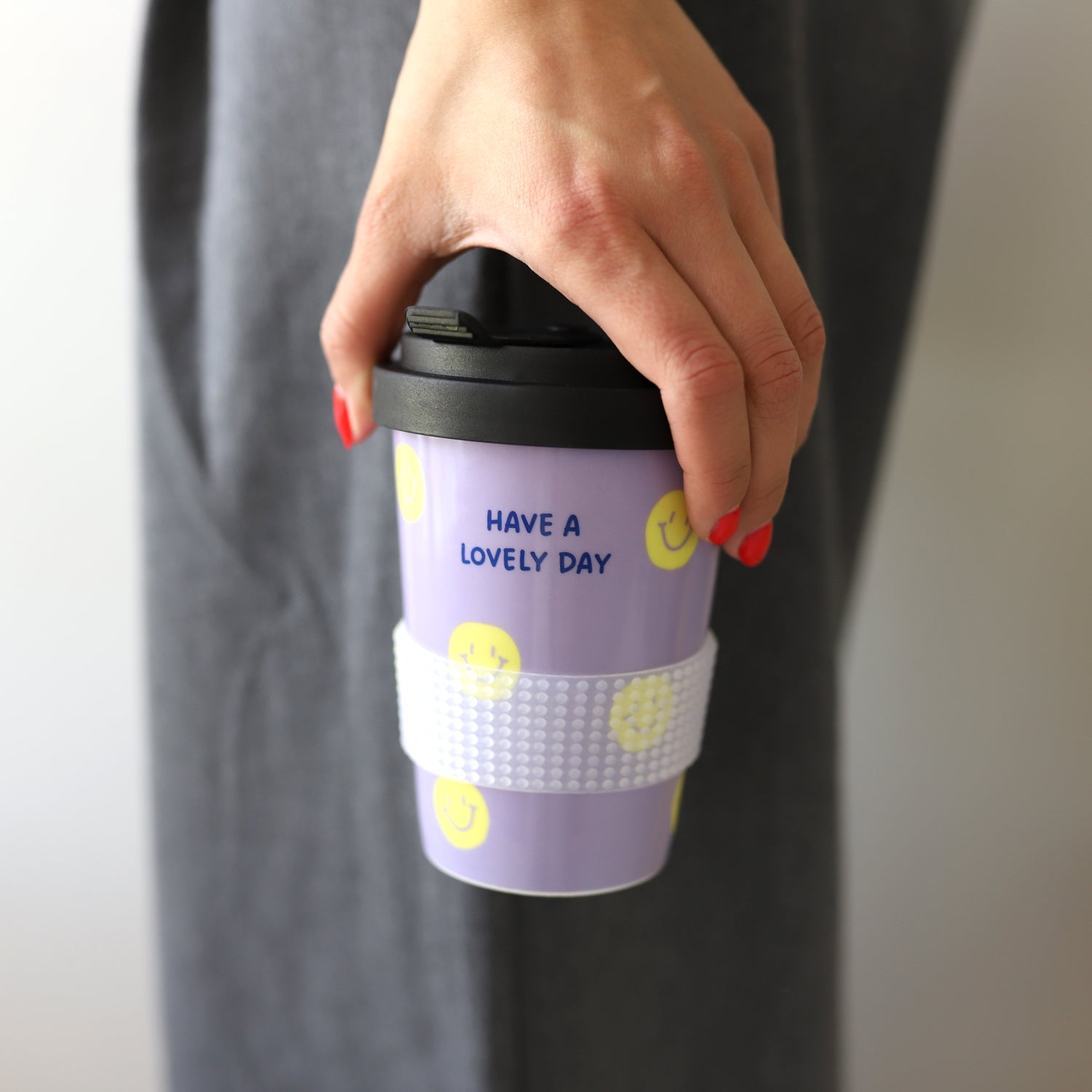 Coffee-to-go-Becher „Lovely day“