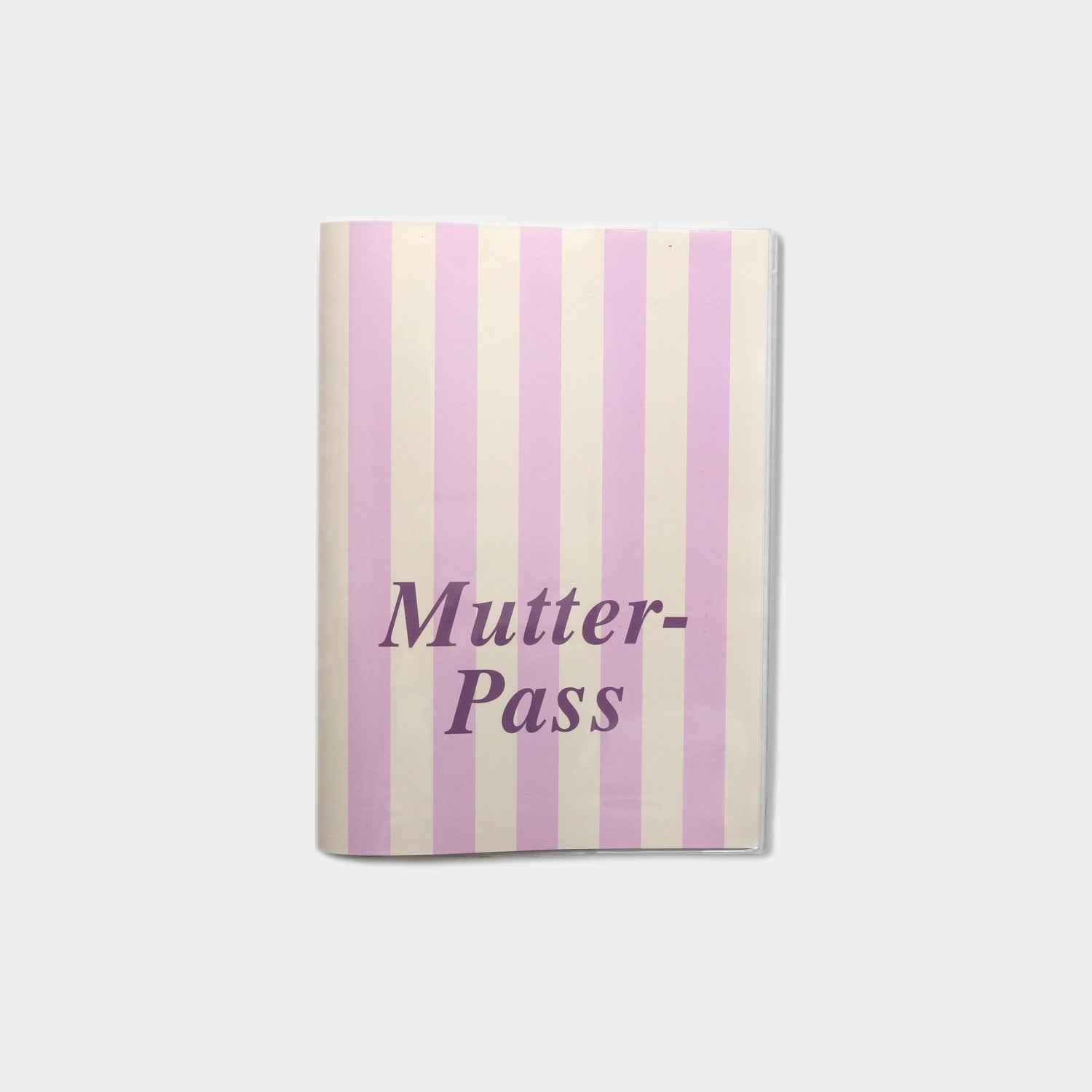 Mutterpass-Hülle „Streifen“, rosa