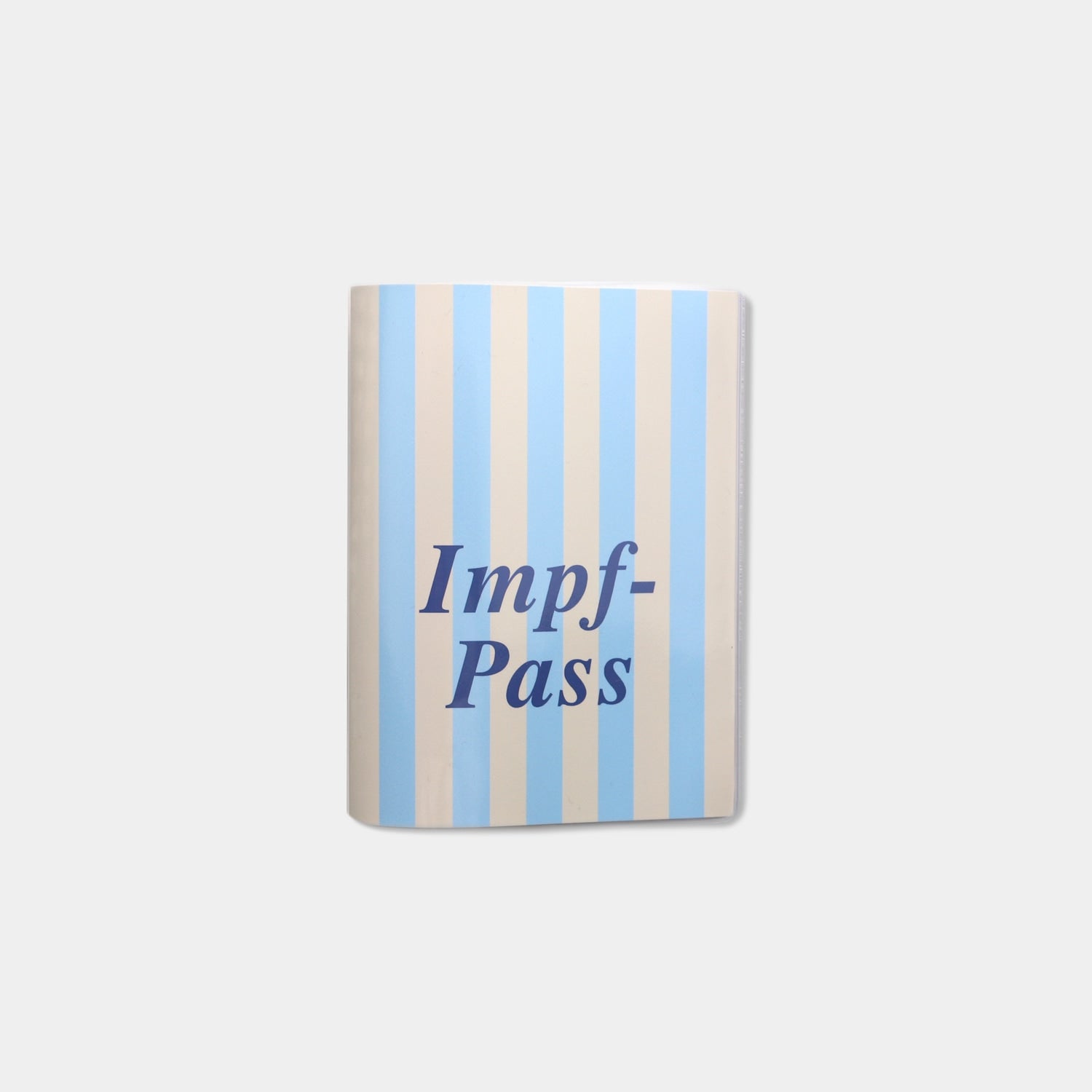 Impfpass-Hülle „Streifen“, blau