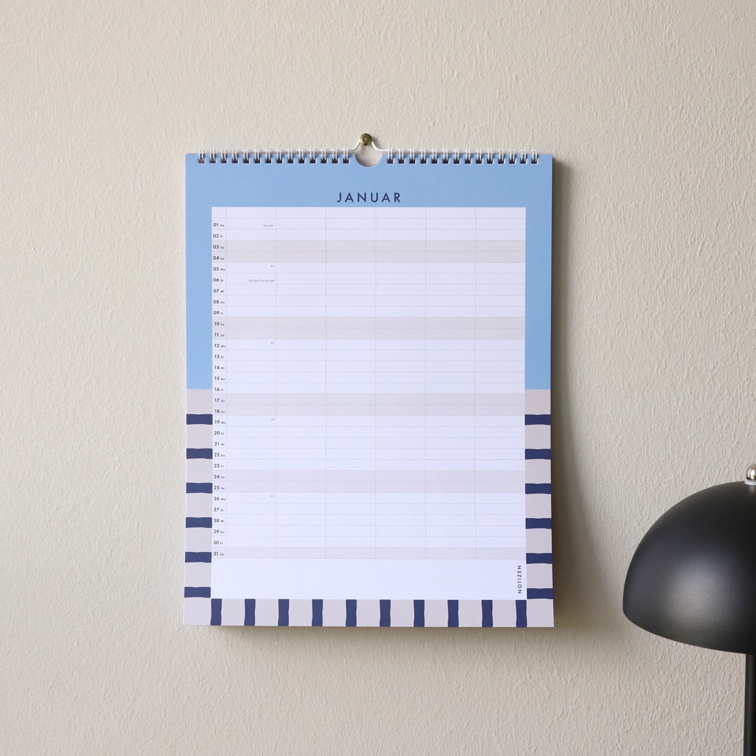 Familienwandkalender 2026