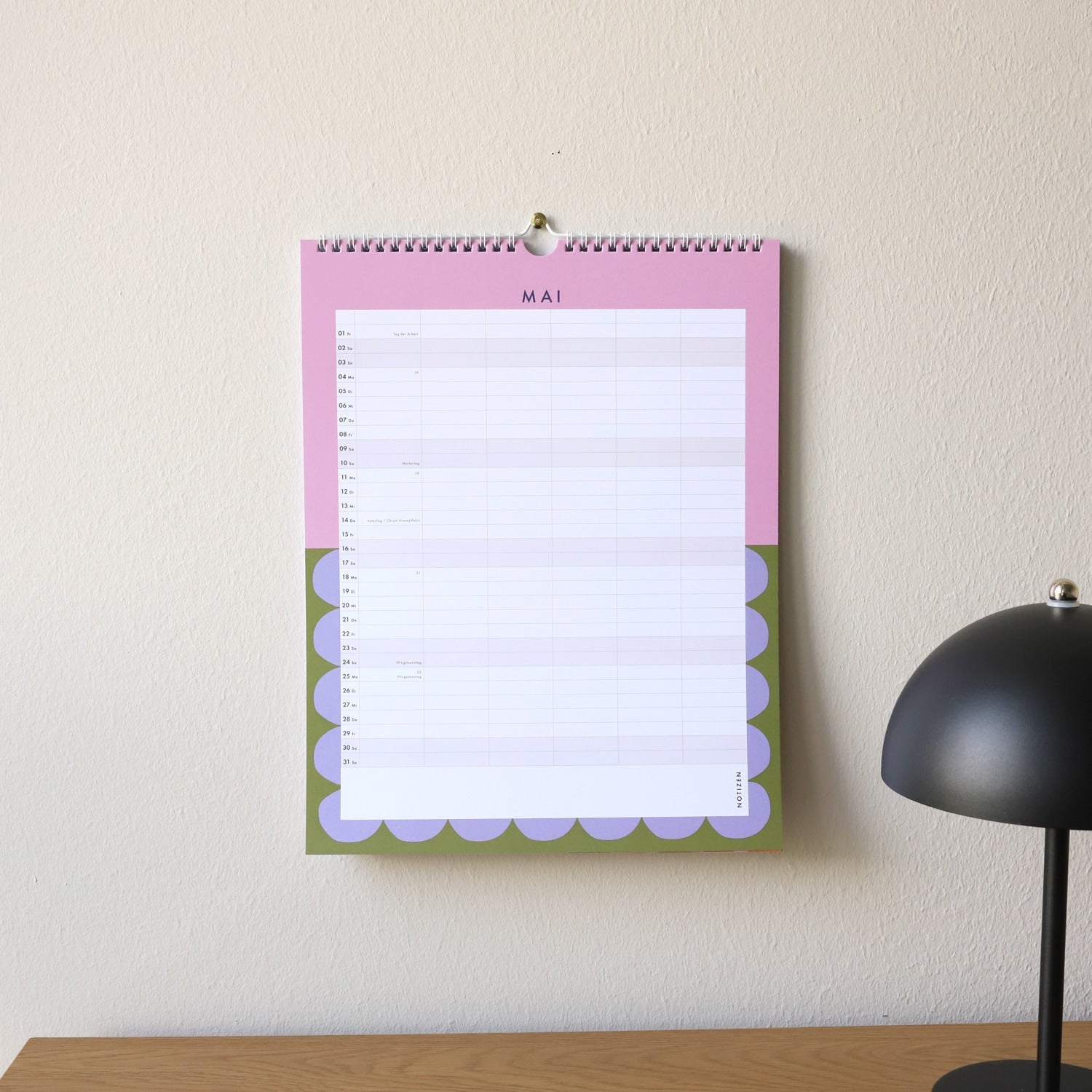 Familienwandkalender 2026