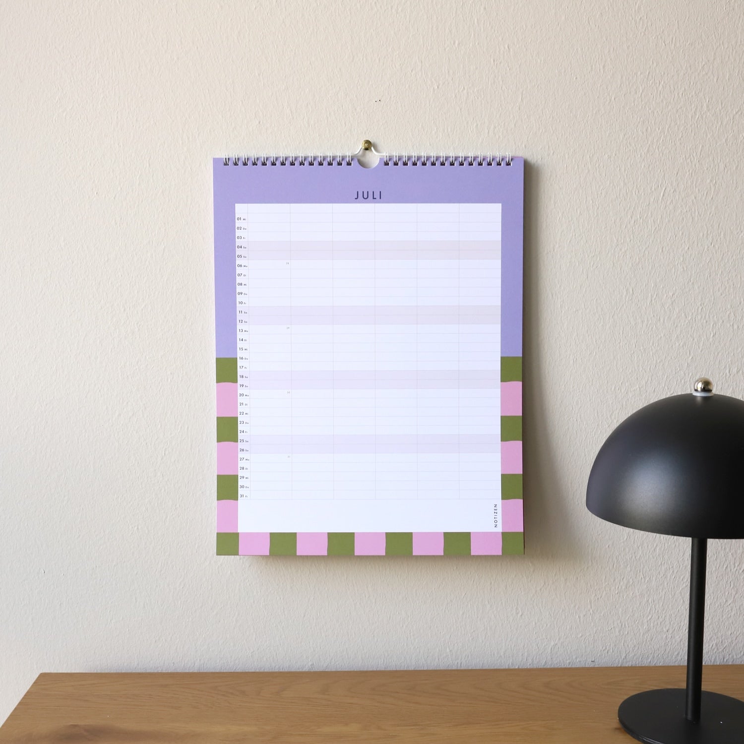 Familienwandkalender 2026