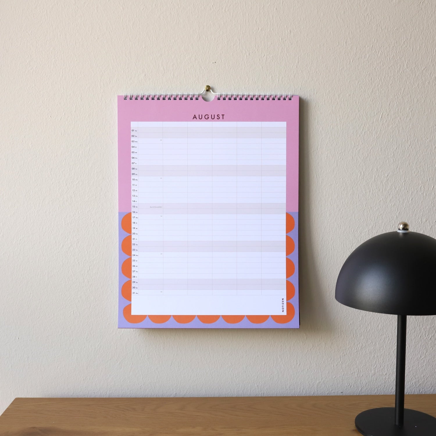 Familienwandkalender 2026