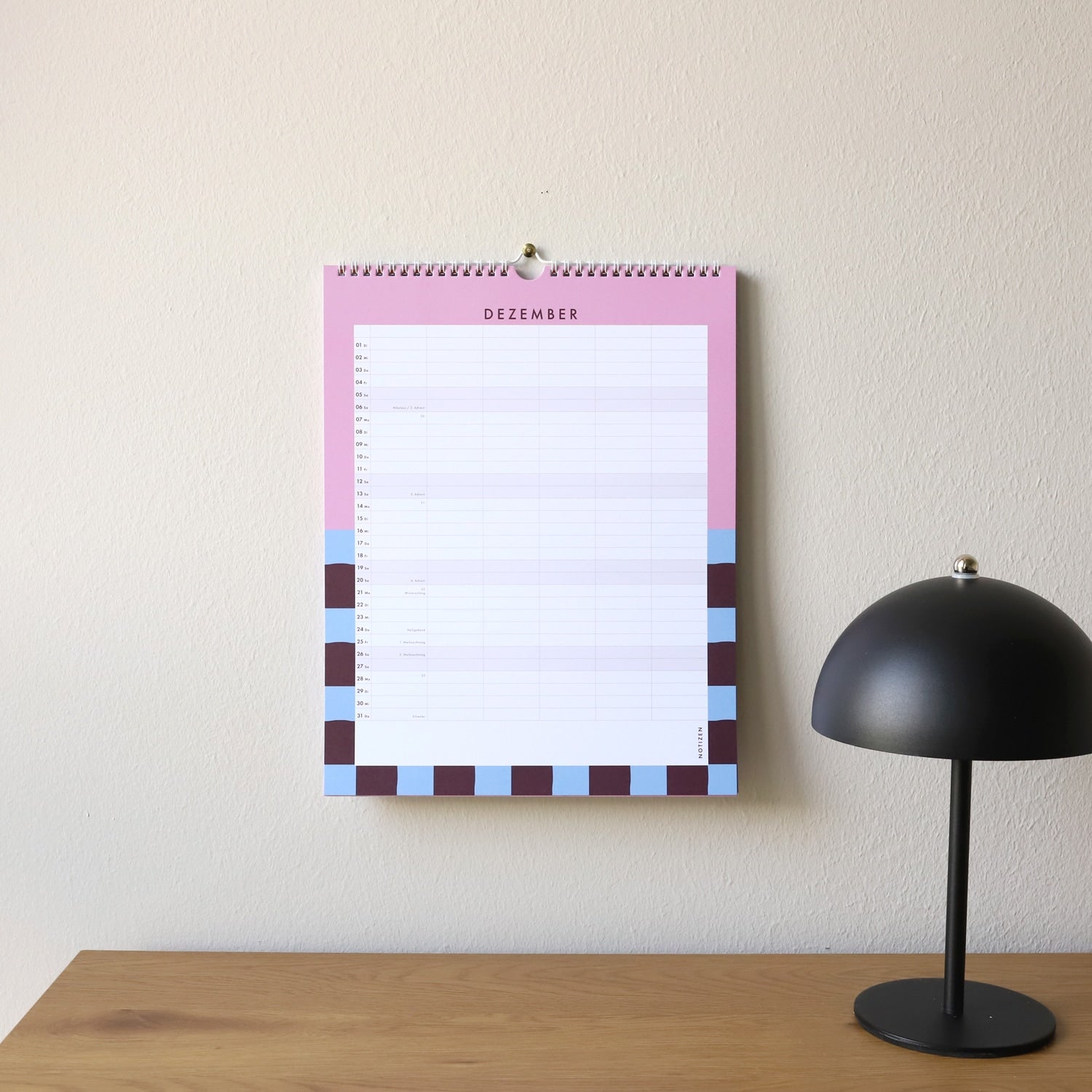 Familienwandkalender 2026