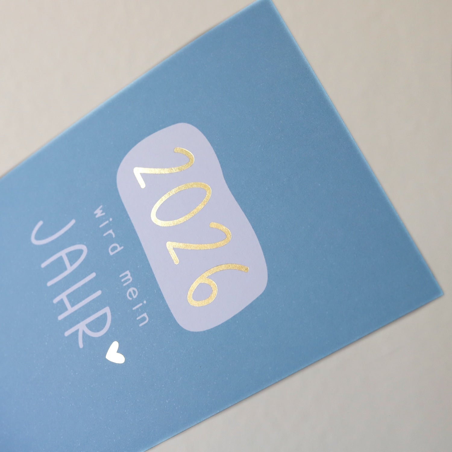 Postkarte „2026 wird mein Jahr“