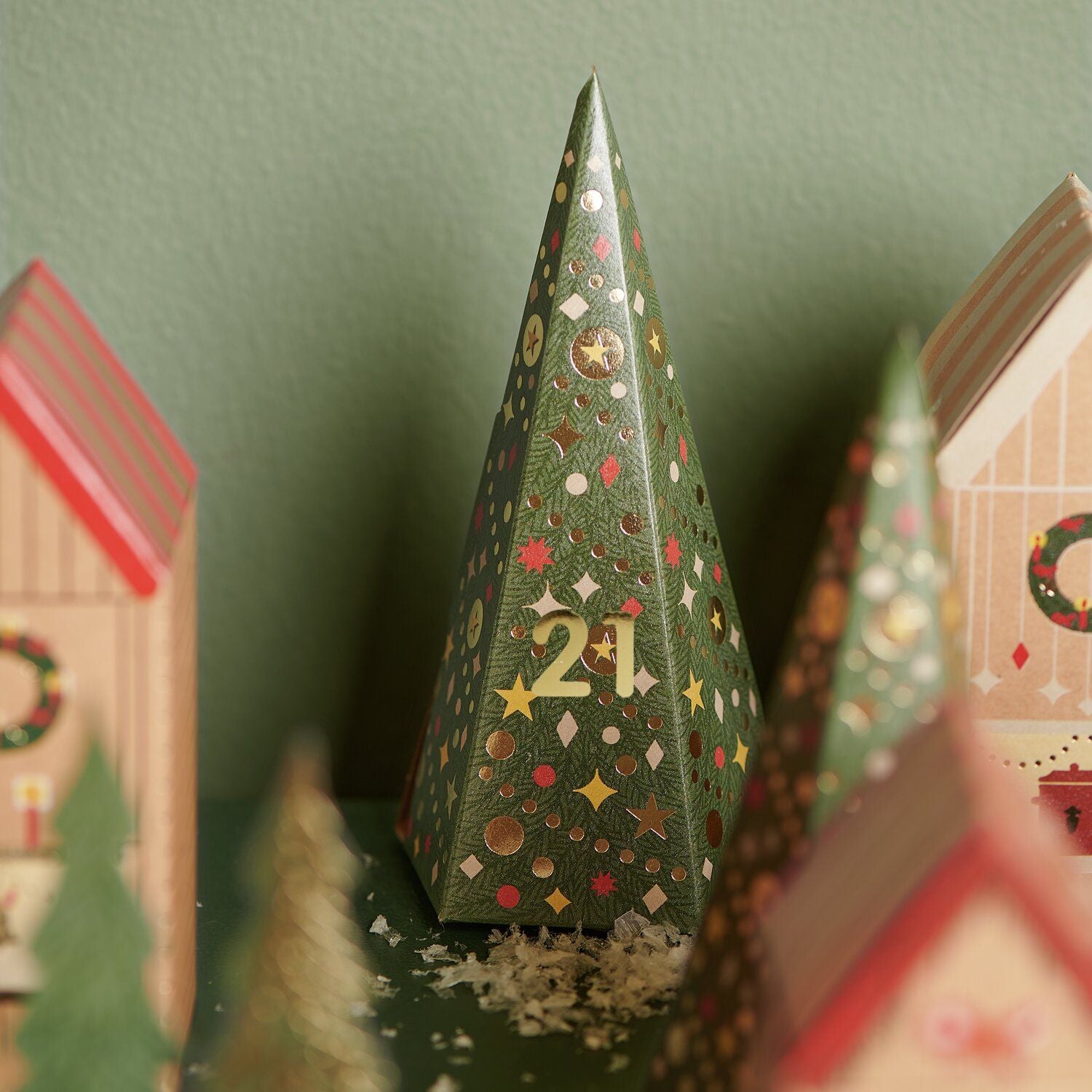 Adventskalender-Bastelset „Weihnachtsmarkt"