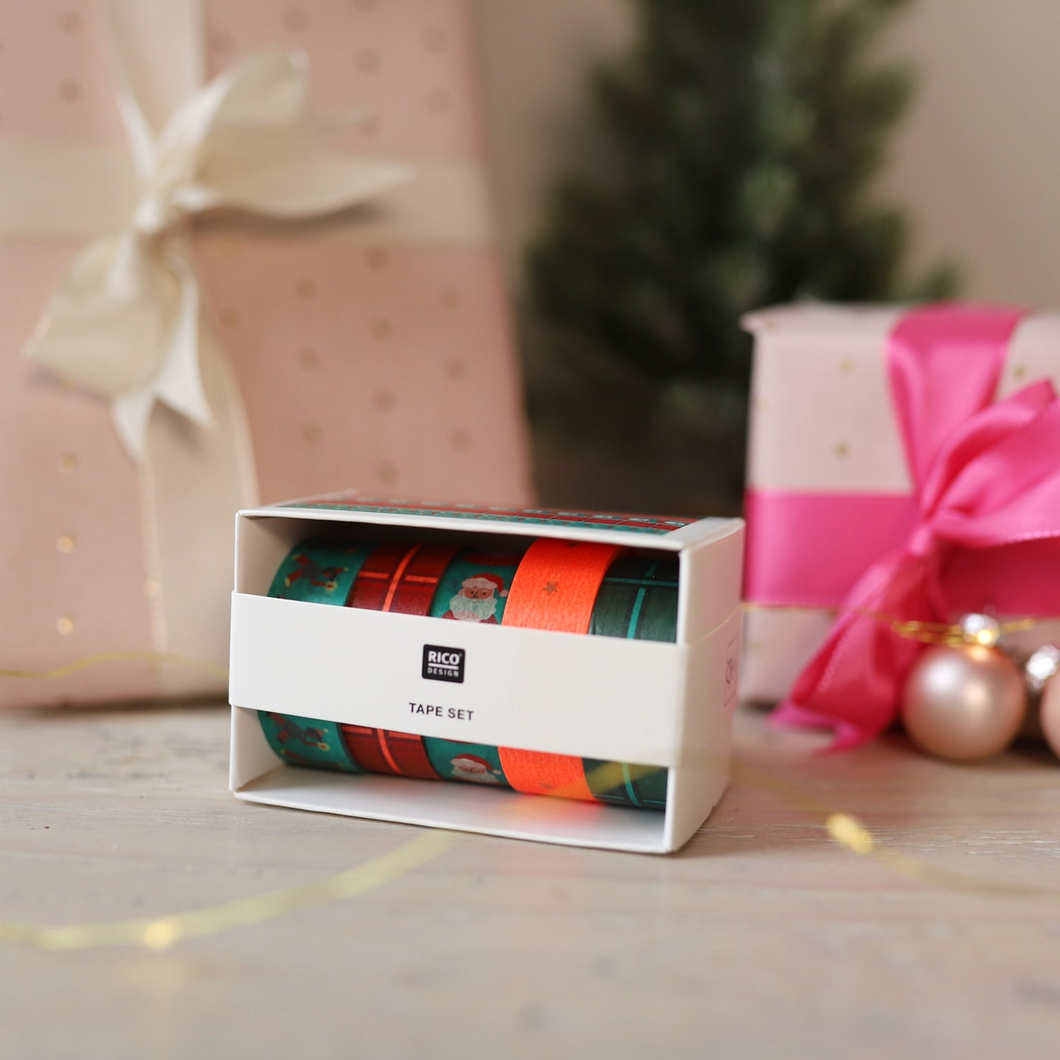 Washi-Tape 5er Set „Weihnachtsmarkt"