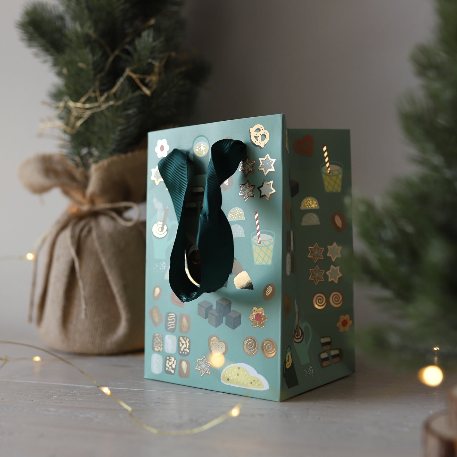 Geschenktüte „Weihnachtsgebäck", mittel