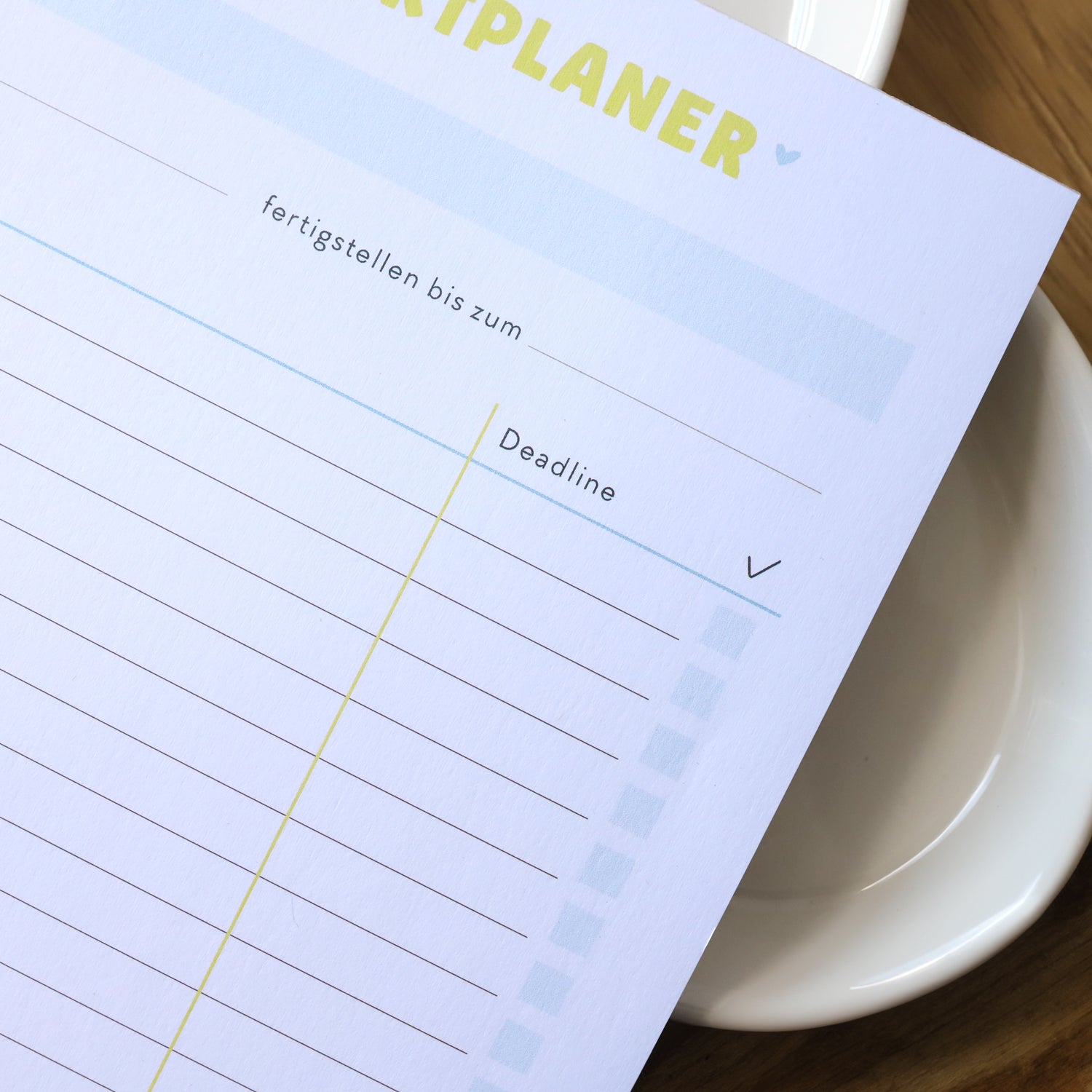 Notizblock A5 „Projektplaner"