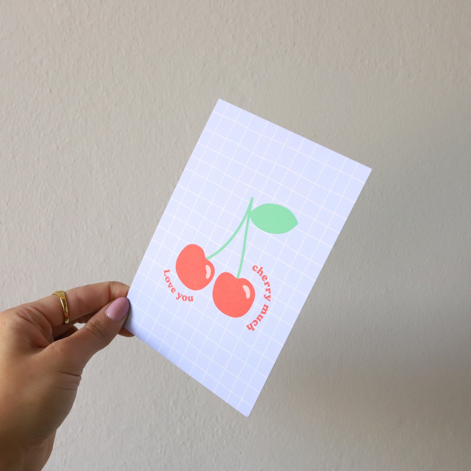 Postkarte „Love you"